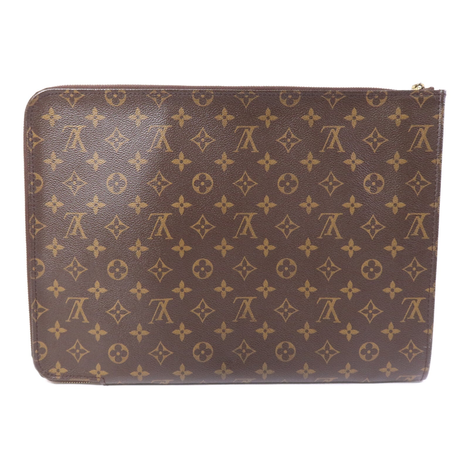 LOUIS VUITTON Monogram Poche Document Briefcase金扣手提包