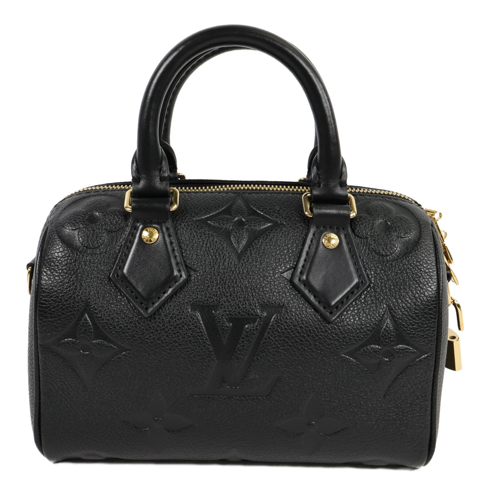 LOUIS VUITTON Monogram Empreinte Speedy Bandouliere 20手挽肩背兩用袋
