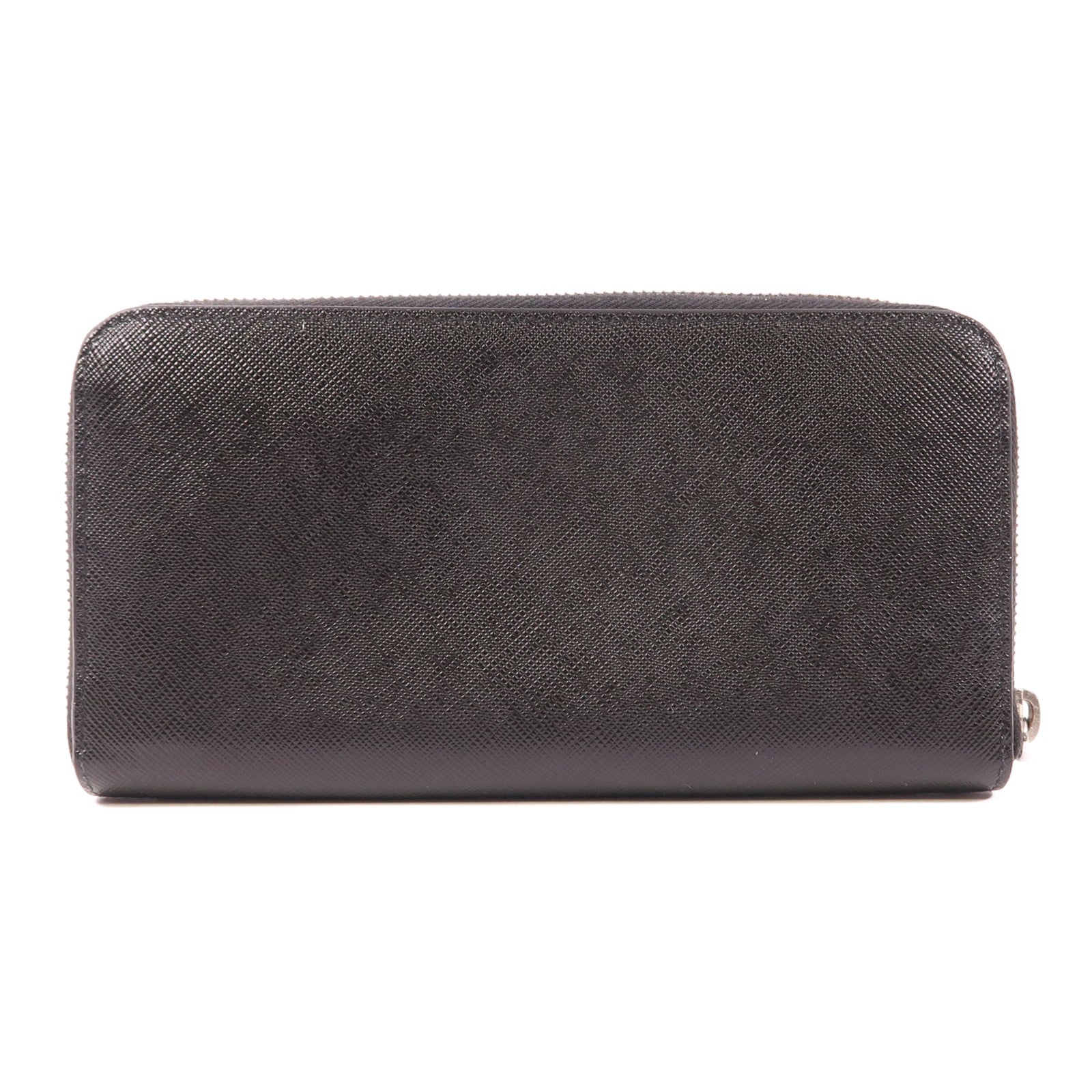 PRADA 牛皮皮革Long Wallet銀扣長錢包