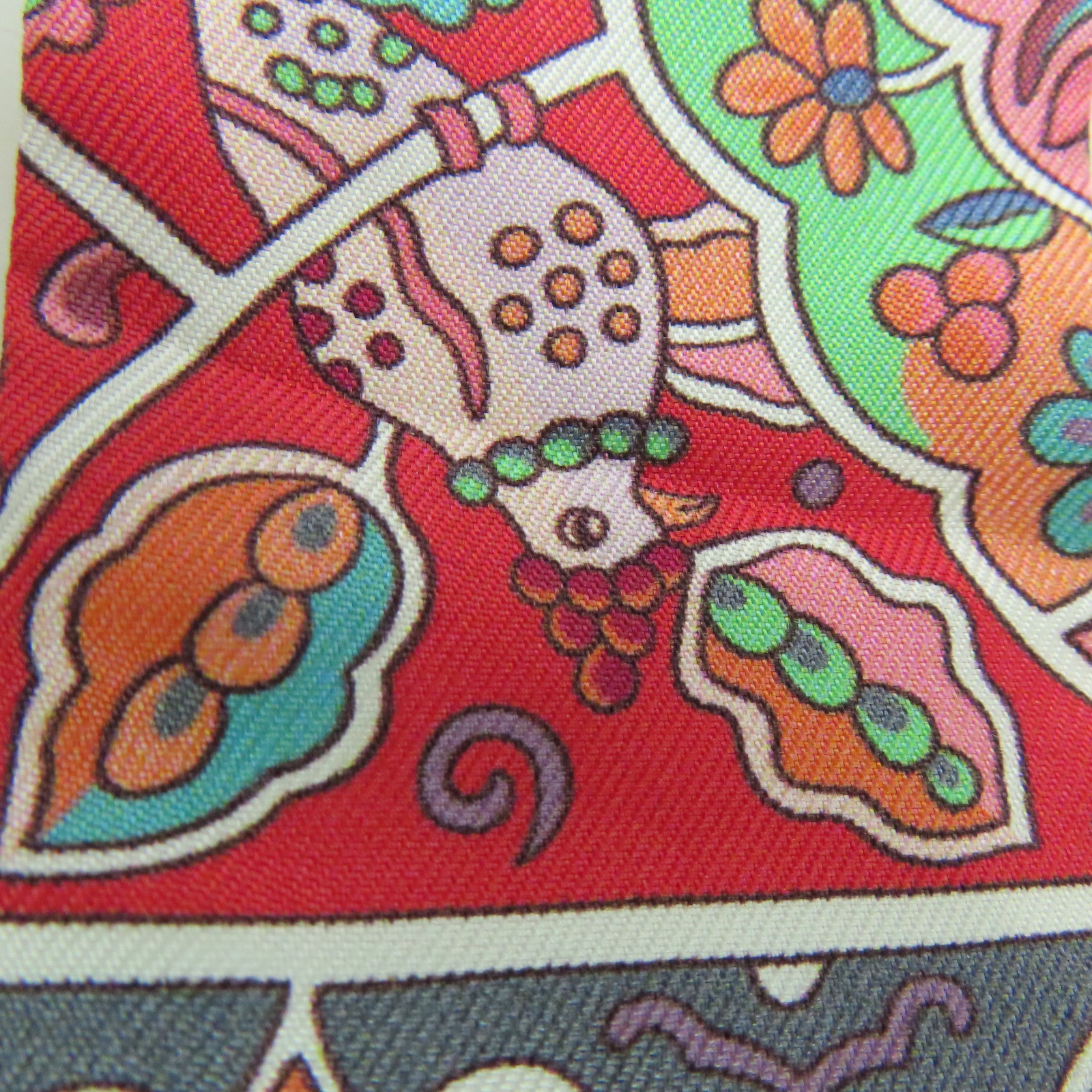 HERMES 【激減優惠】絲質Twilly Scarf絲巾紅色