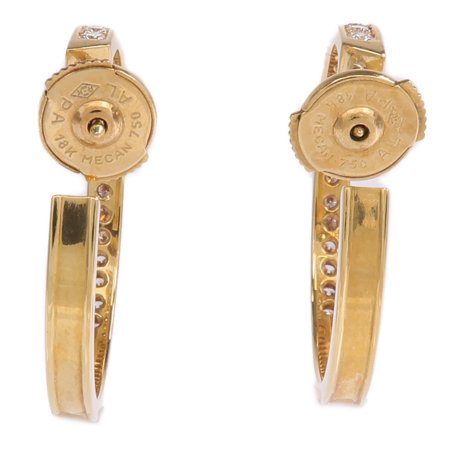 JEWELRY 【激減優惠】18K黃金Diamond Earrings鑽石耳環