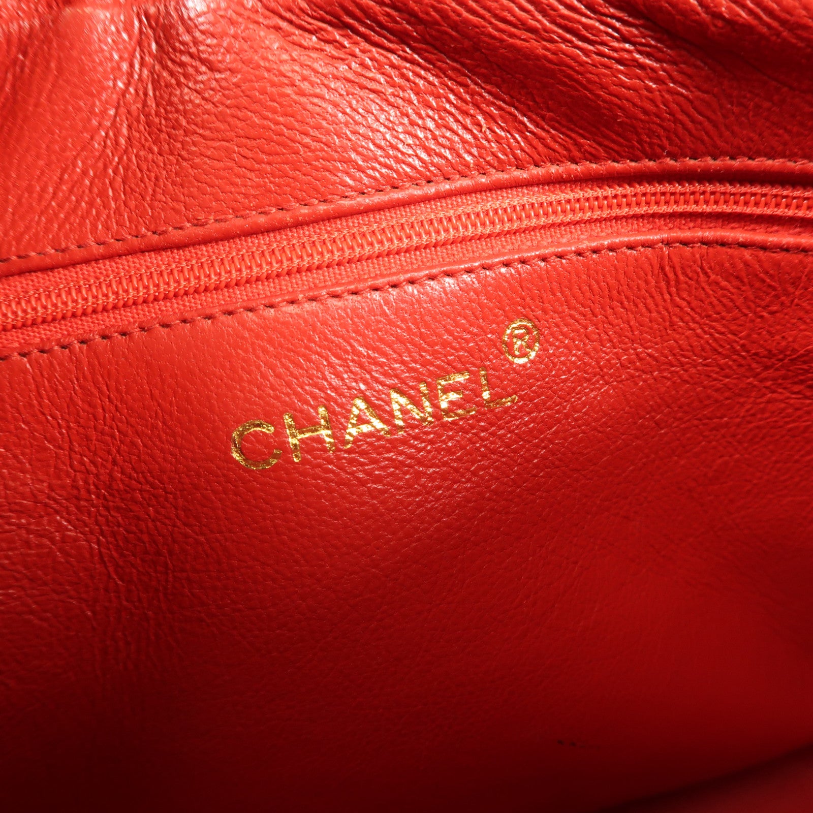 CHANEL 羊皮皮革Chain Shoulder金扣鏈帶肩背袋