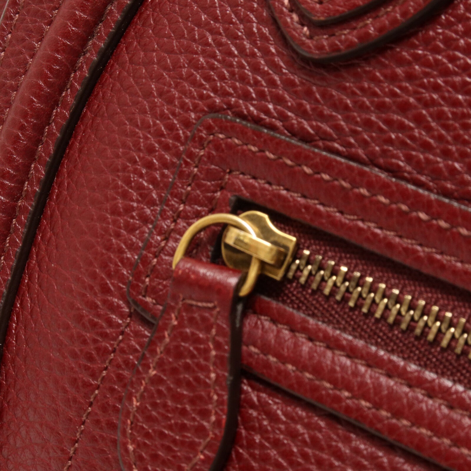 CELINE 牛皮皮革Nano Luggage手挽肩背兩用袋