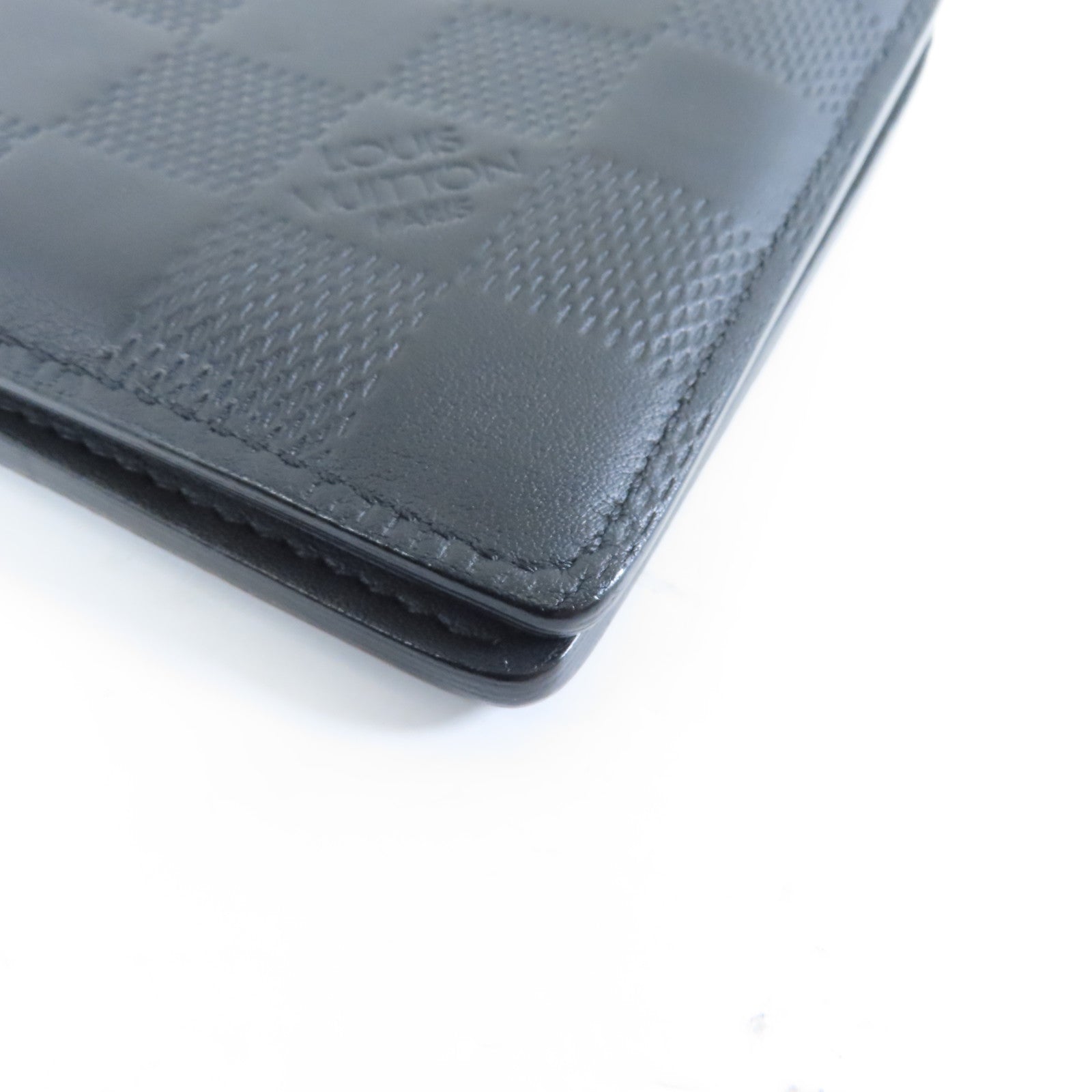 LOUIS VUITTON 【激減優惠】Damier Infini Multiple Wallet錢包黒色