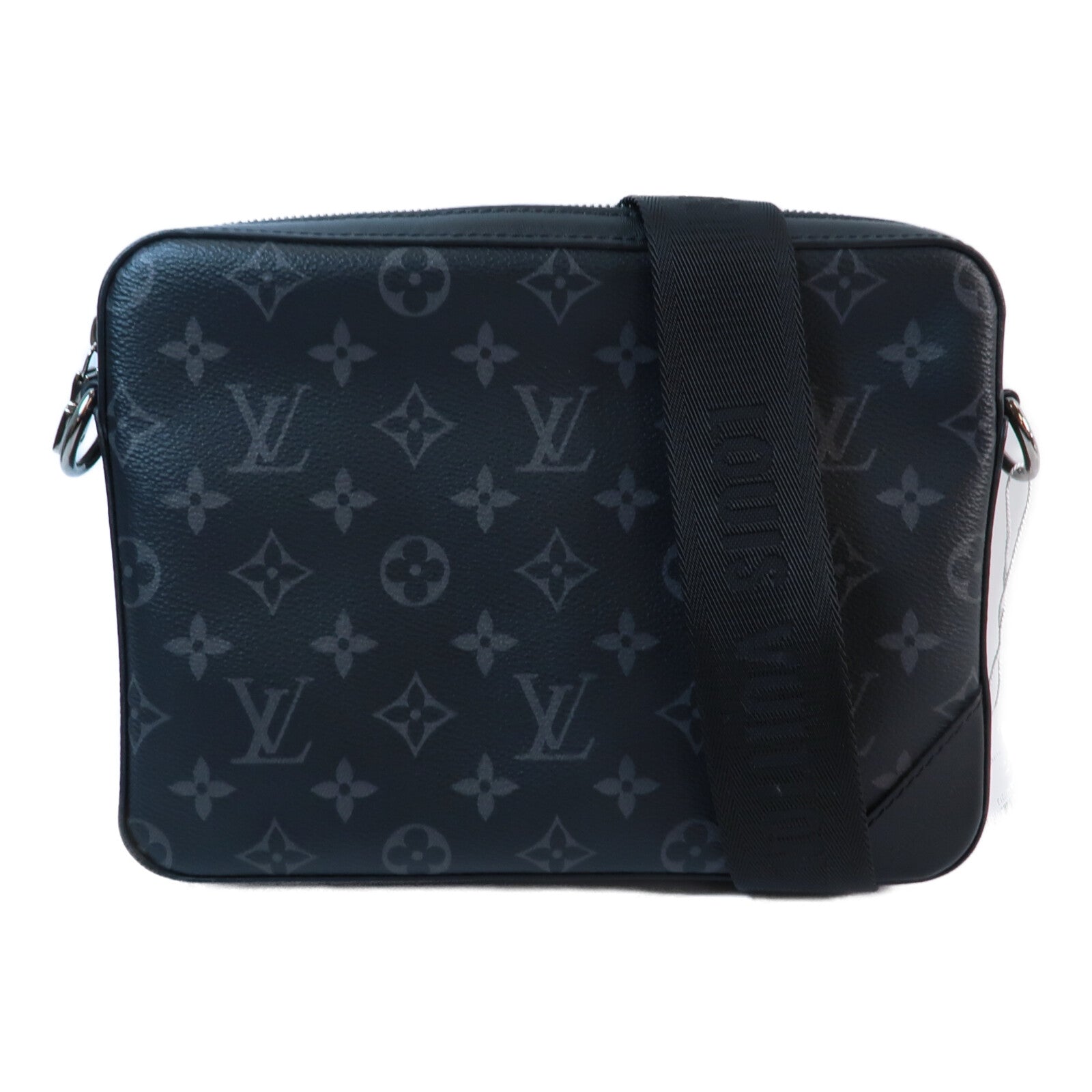 LOUIS VUITTON Monogram Eclipse Reverse Trio Messenger肩背袋