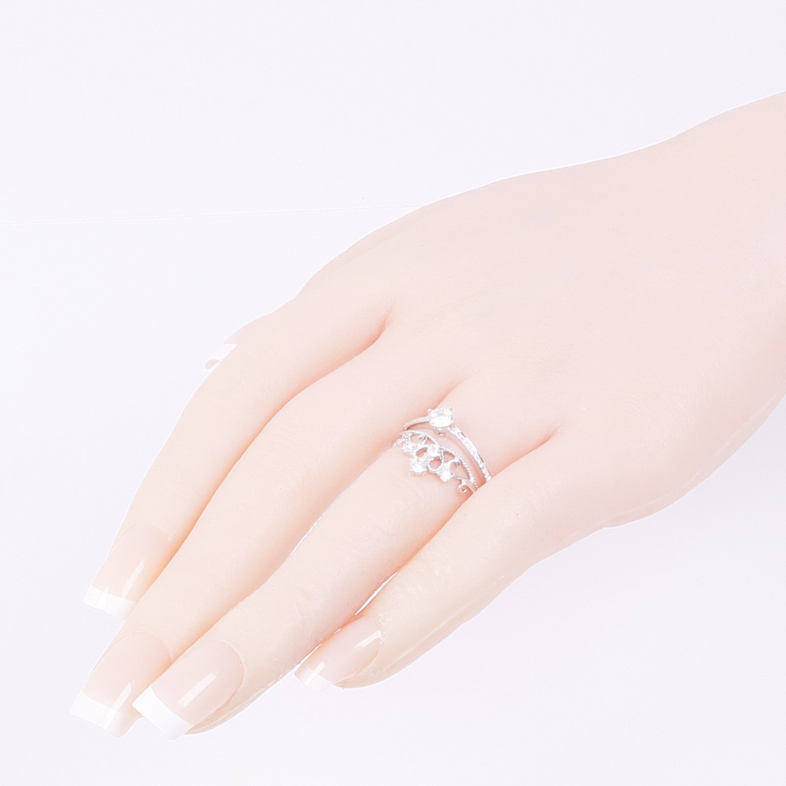 JEWELRY 18K白金Diamond Ring鑽石戒指US#7.25