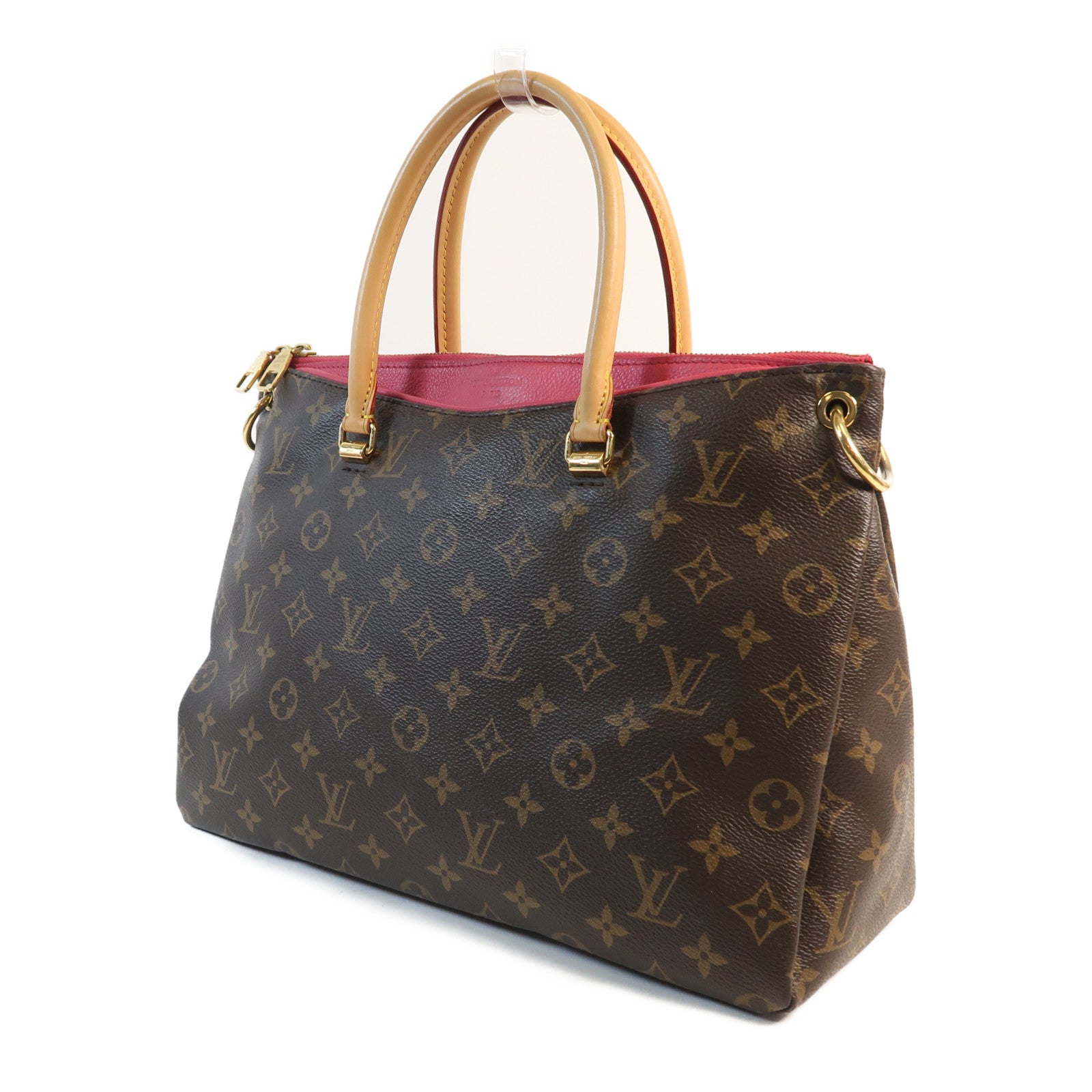 LOUIS VUITTON Monogram Pallas金扣手挽肩背兩用袋