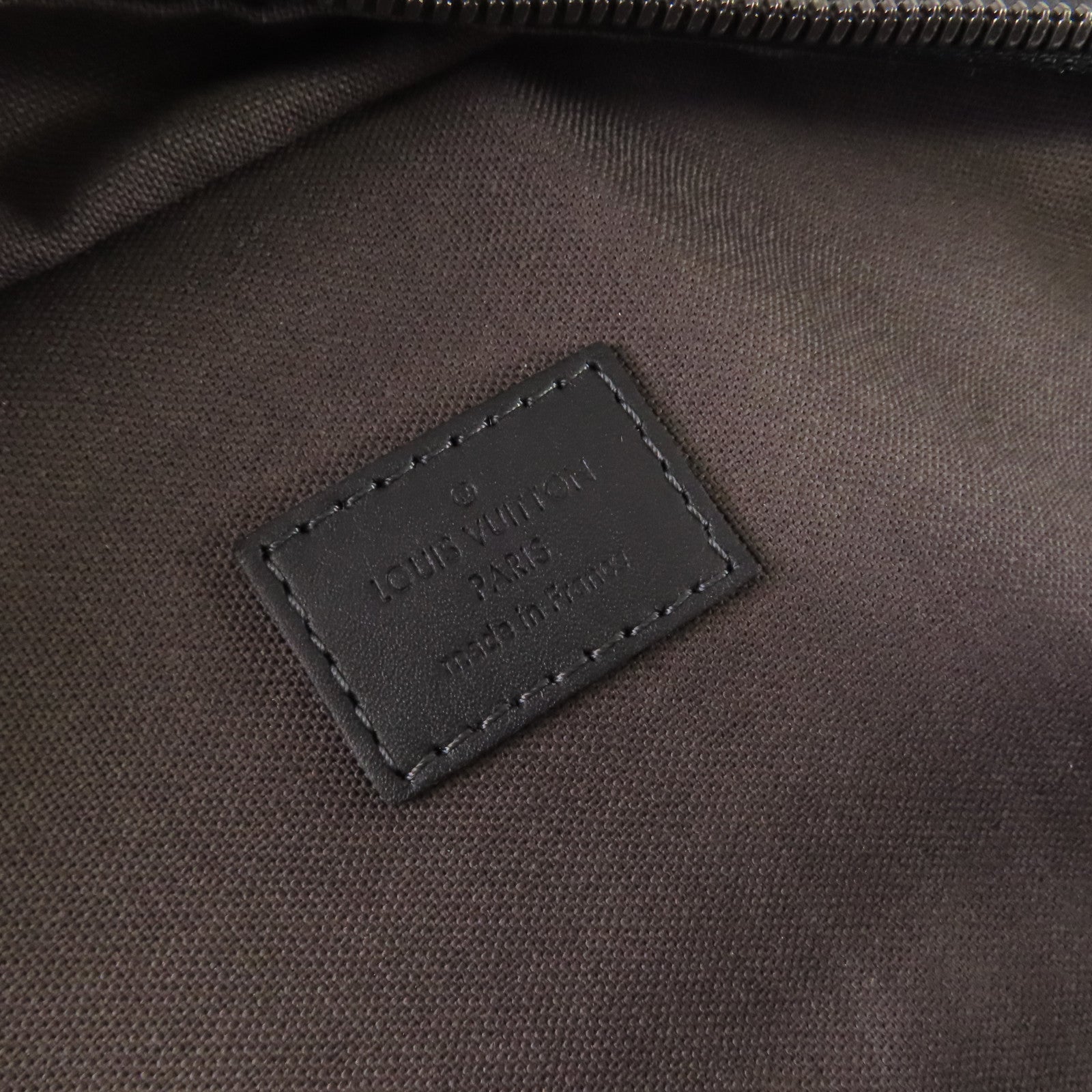 LOUIS VUITTON Damier Infini Michael Backpack銀扣背包黑色
