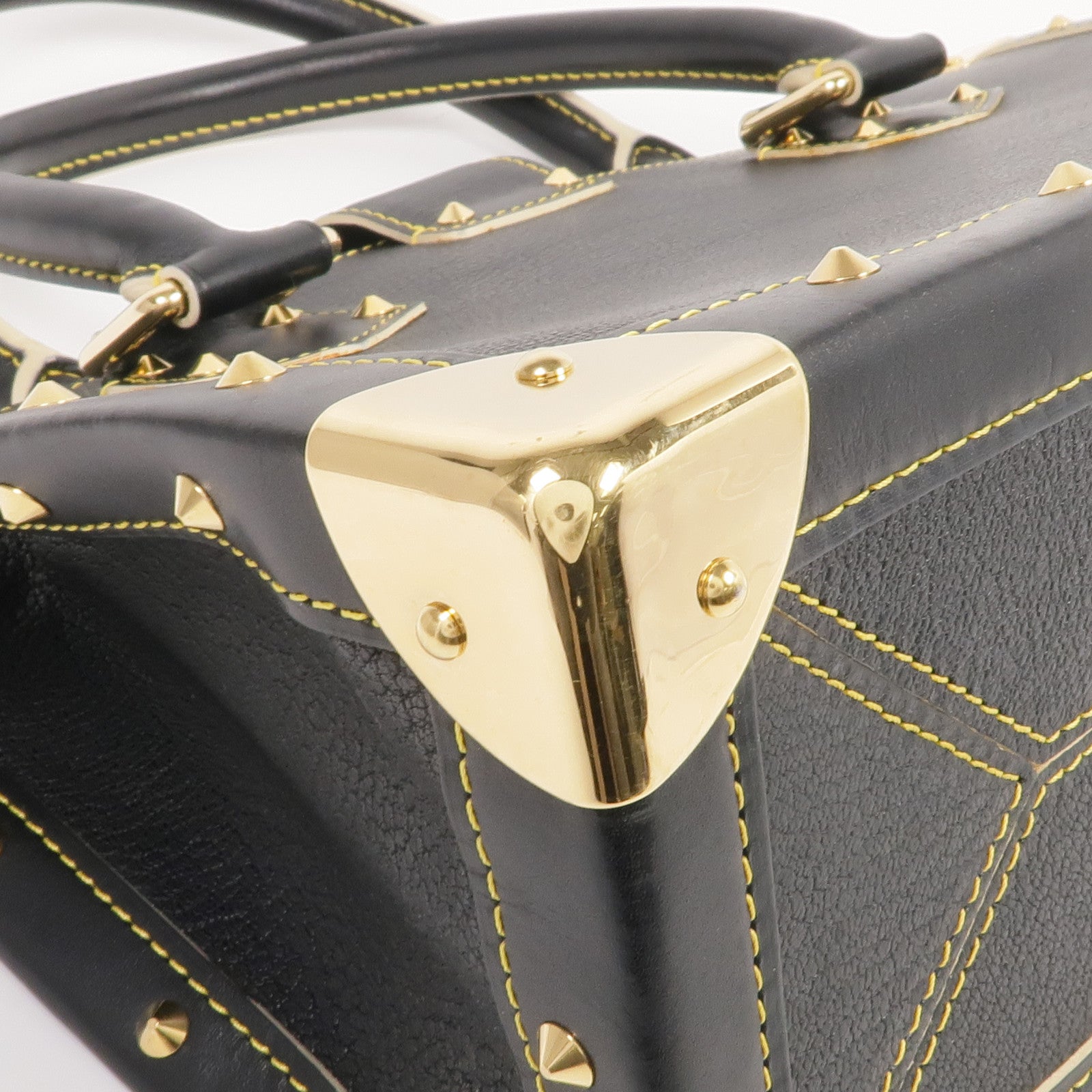 LOUIS VUITTON Suhali皮革Fabuleux金扣手挽袋