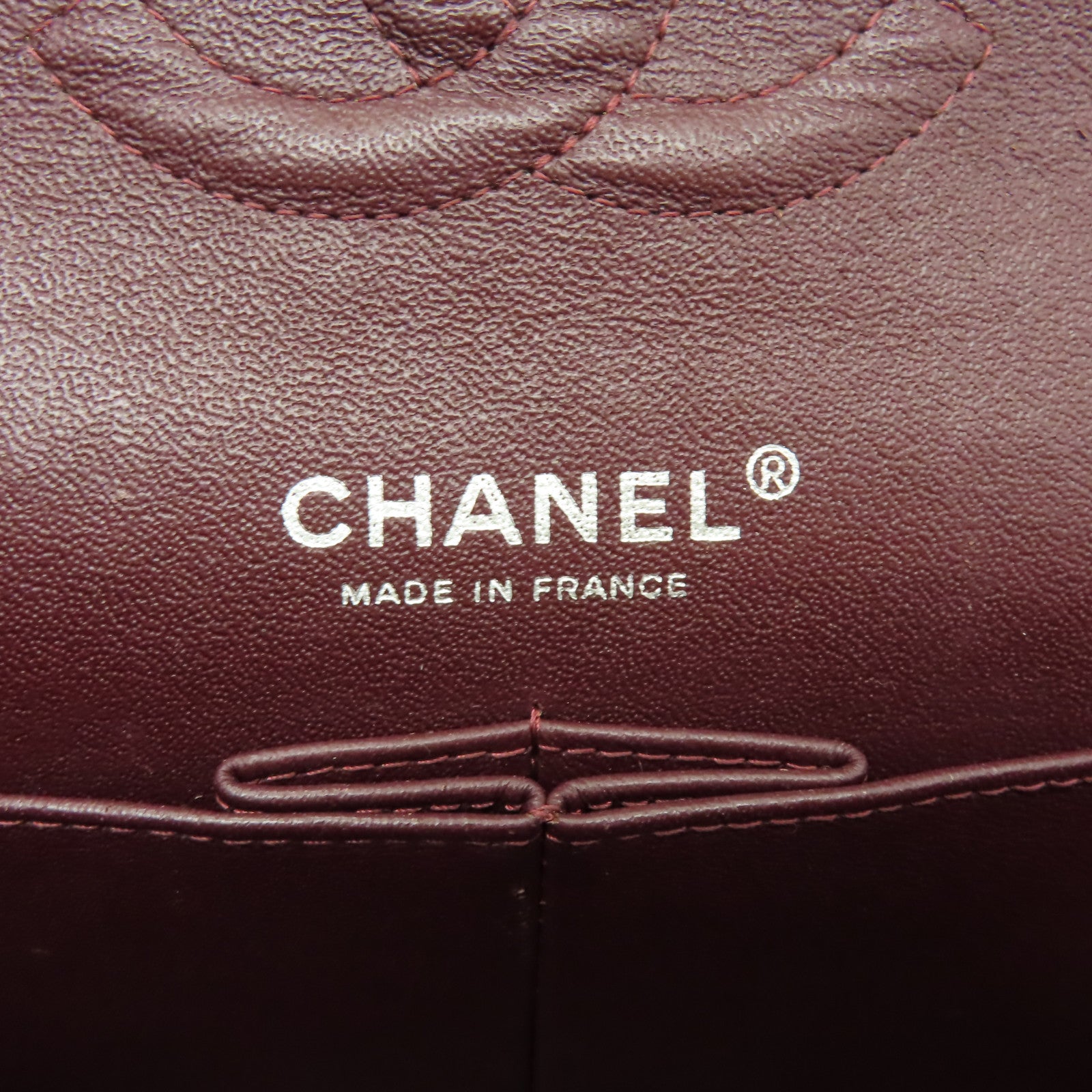 CHANEL **【清倉大減價】菱格羊皮皮革Classic 25銀扣鏈帶肩背袋黒色