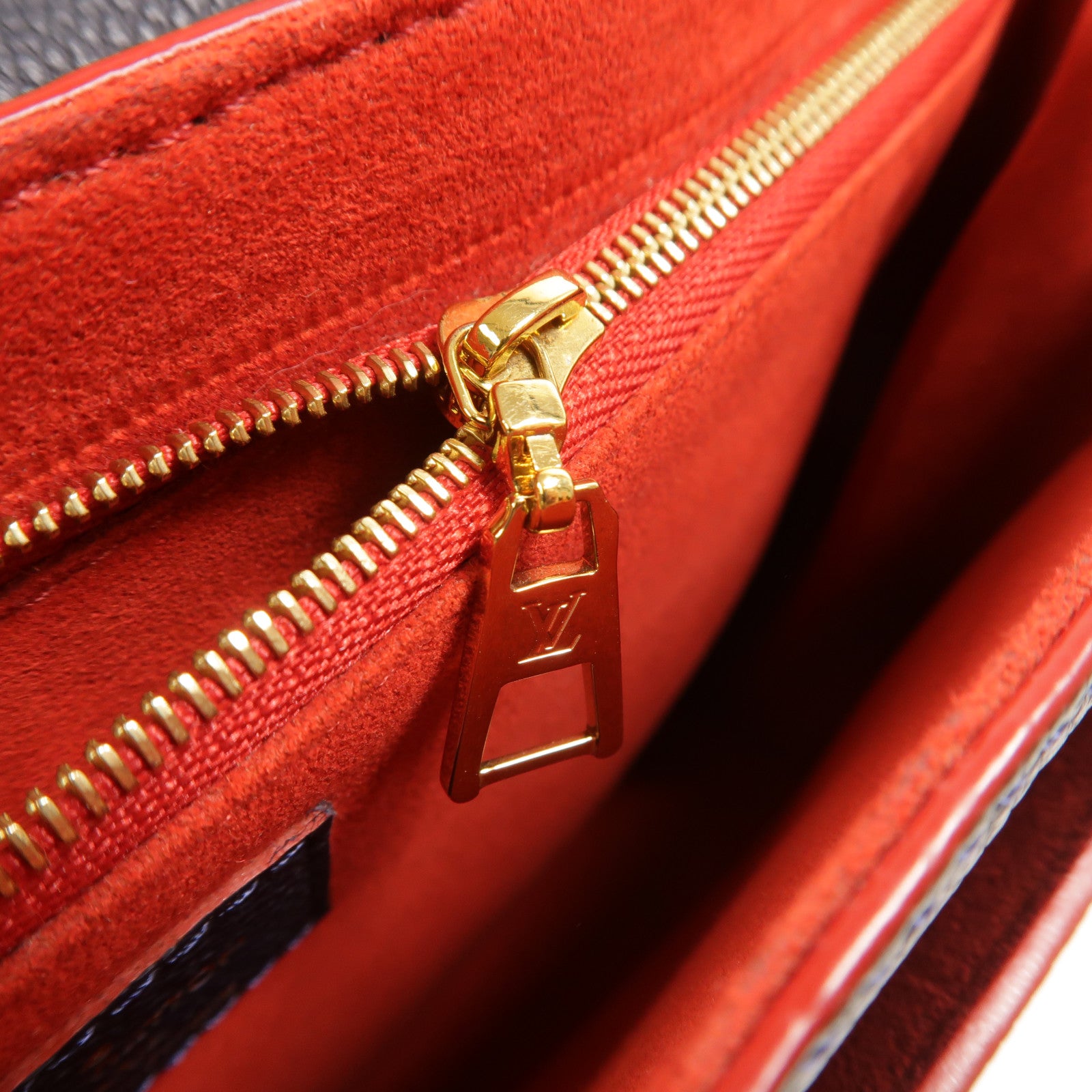 LOUIS VUITTON Monogram Empreinte Vavin PM肩背袋深藍色
