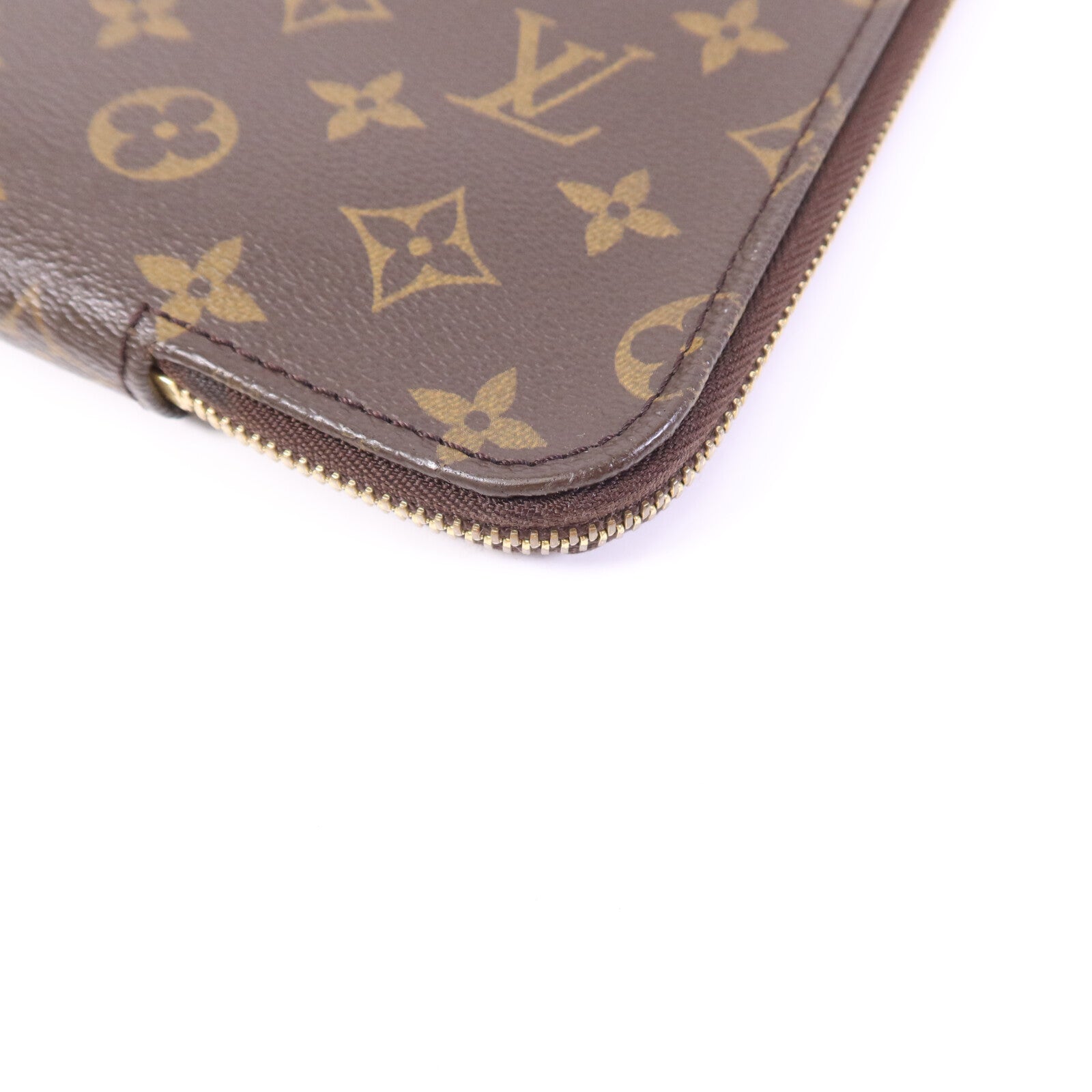 LOUIS VUITTON Monogram Poche Document Briefcase金扣手提包