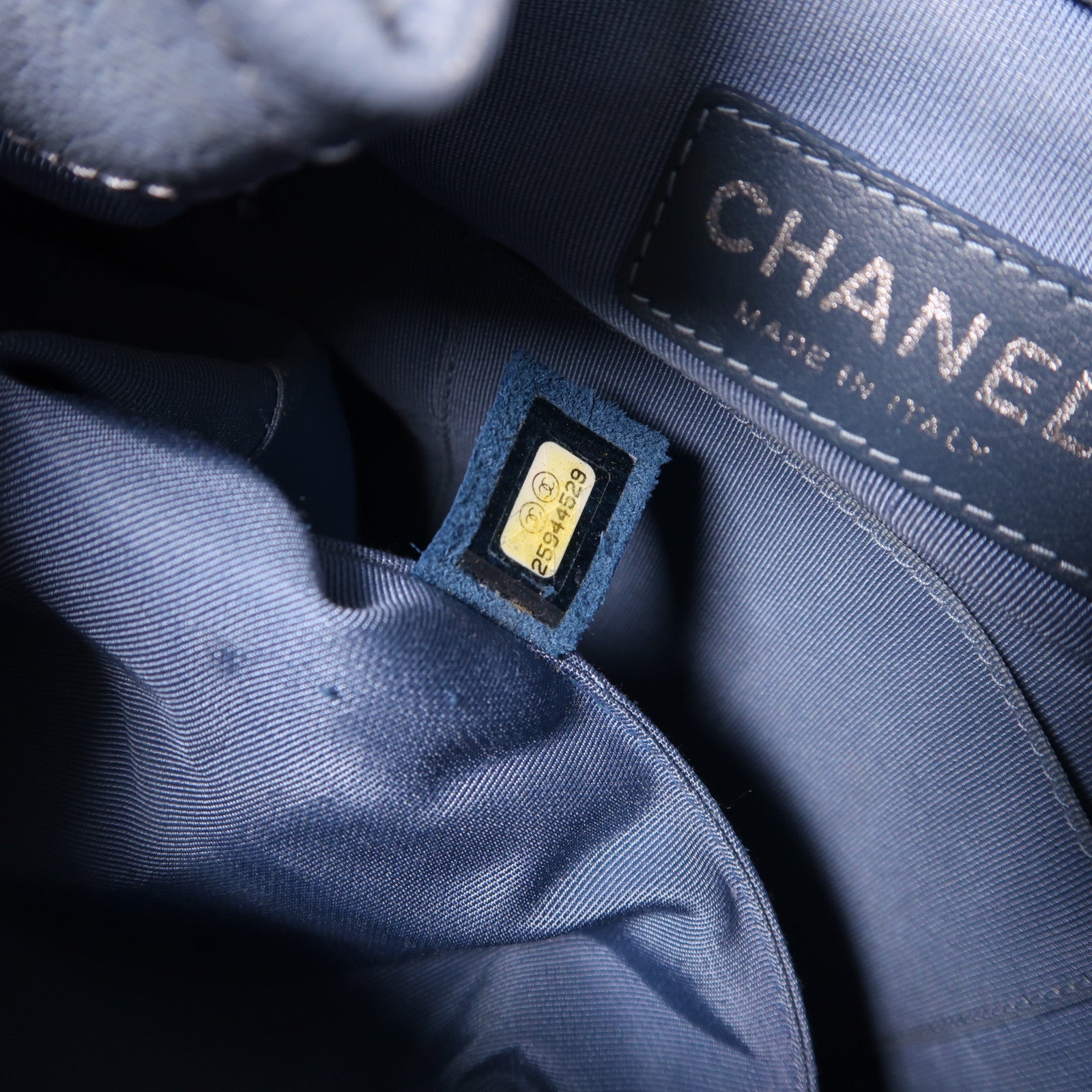 CHANEL 牛皮皮革Gabrielle Backpack背包藍色