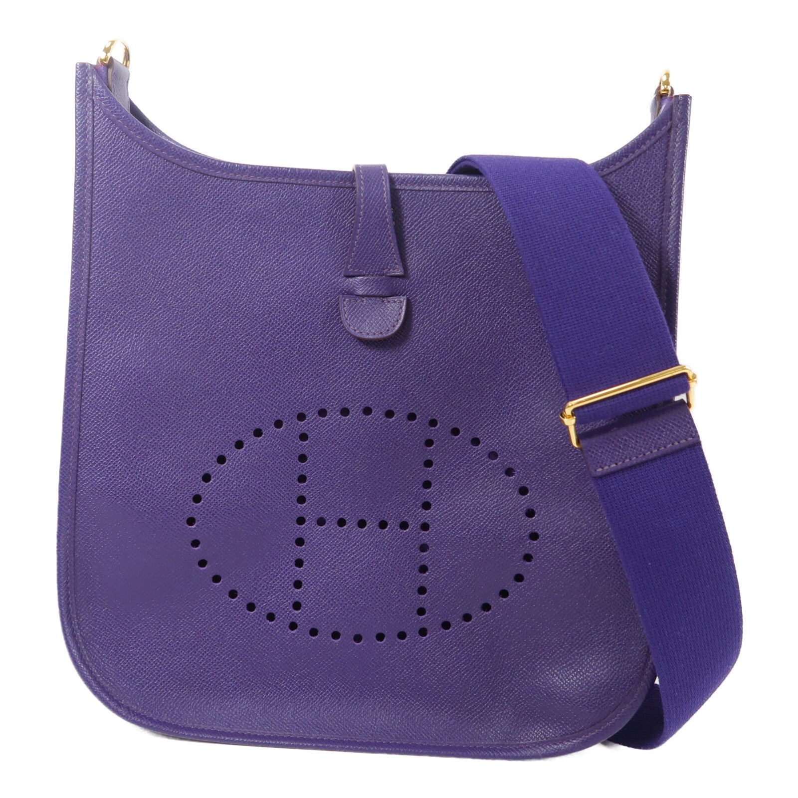HERMES Epsom皮革Evelyne PM肩背袋Iris