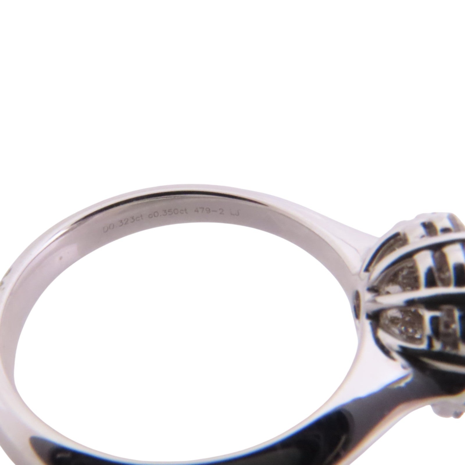 JEWELRY PT950鉑金Diamond Ring鑽石戒指US#5.25