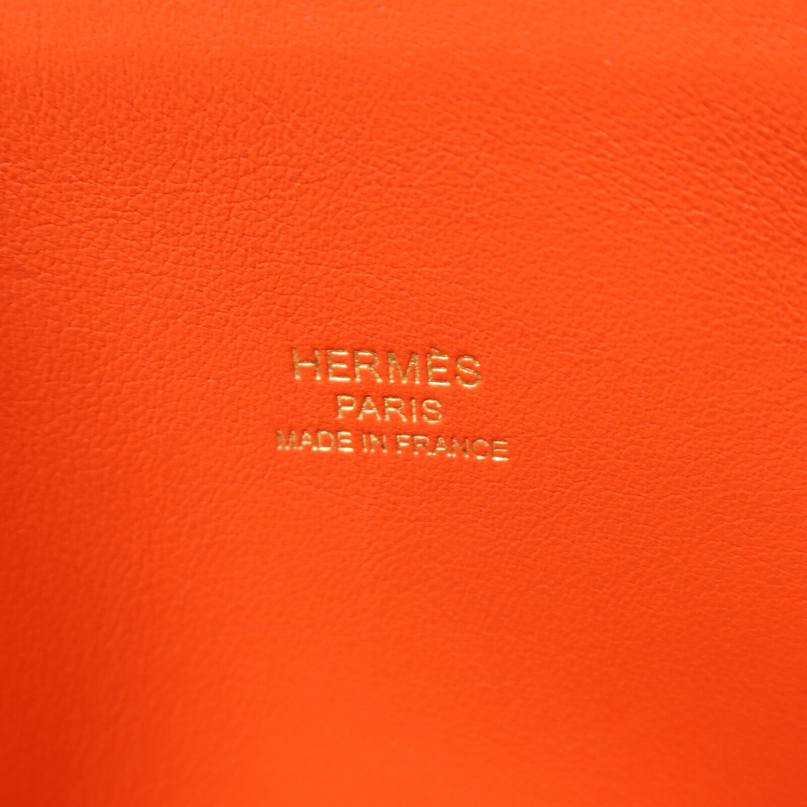 HERMES Epsom皮革Bolide 27金扣手挽肩背兩用袋Capucine