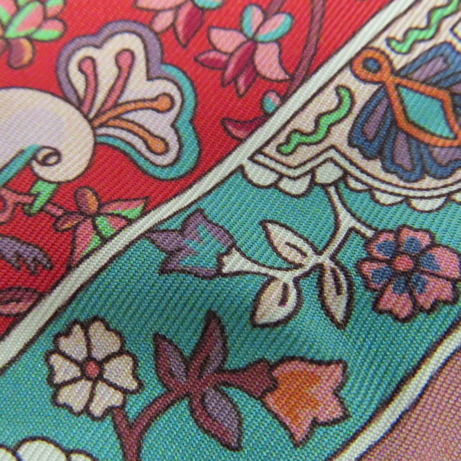 HERMES 【激減優惠】絲質Twilly Scarf絲巾紅色