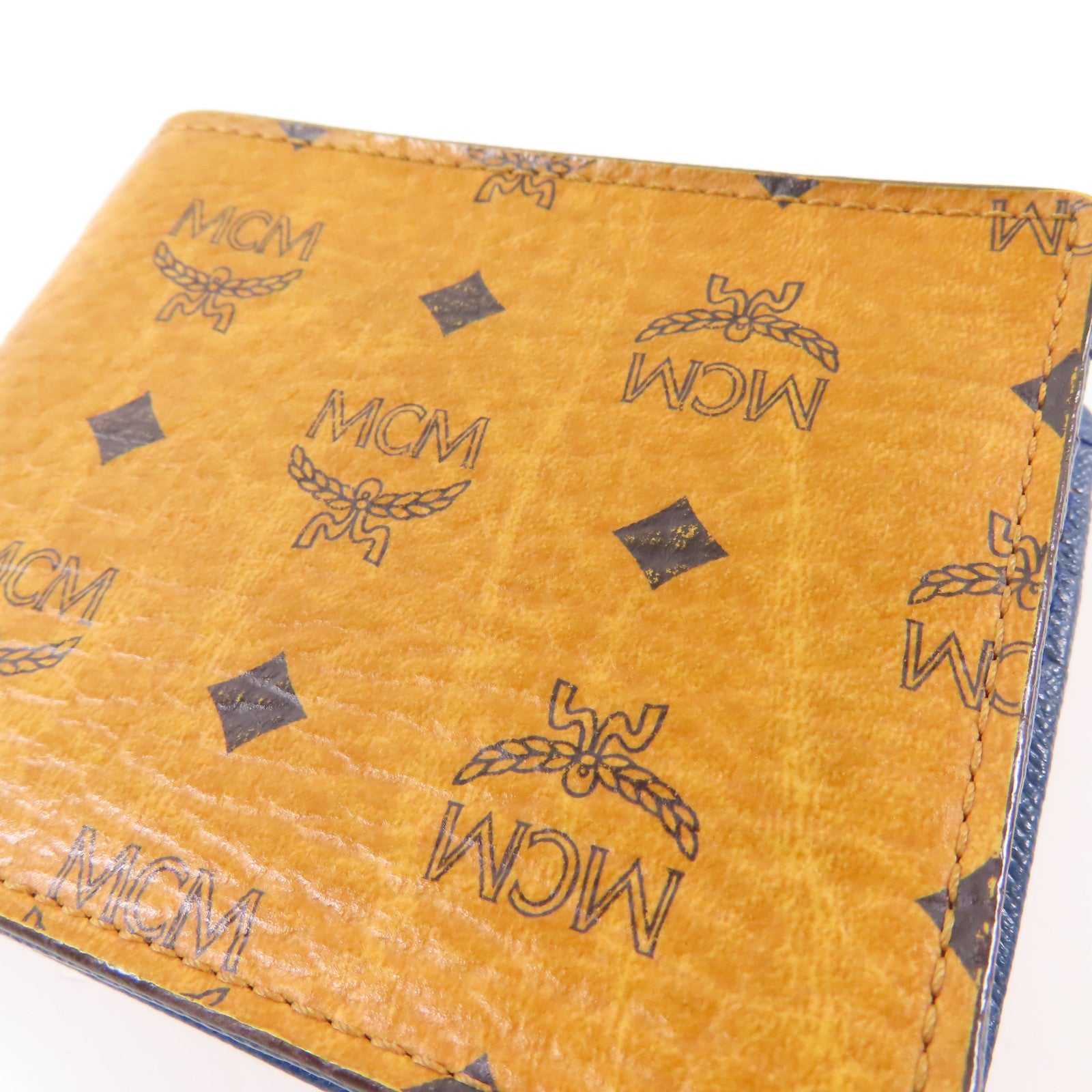 MCM 牛皮皮革Bifold Wallet錢包