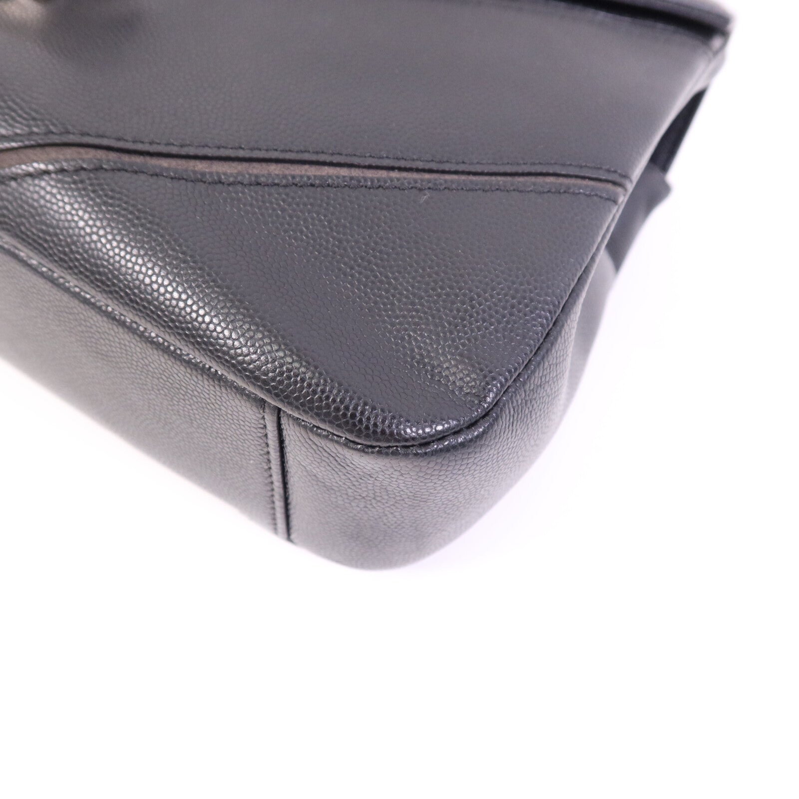 CHANEL 【激減優惠】牛皮皮革Shoulder Bag銀扣鏈帶肩背袋