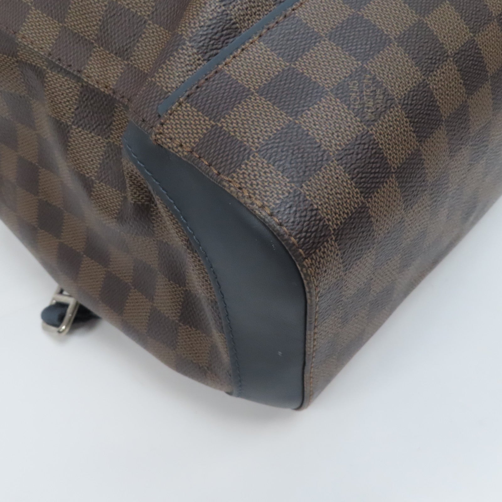 LOUIS VUITTON Damier Runner Damier Ebene金扣背包啡色