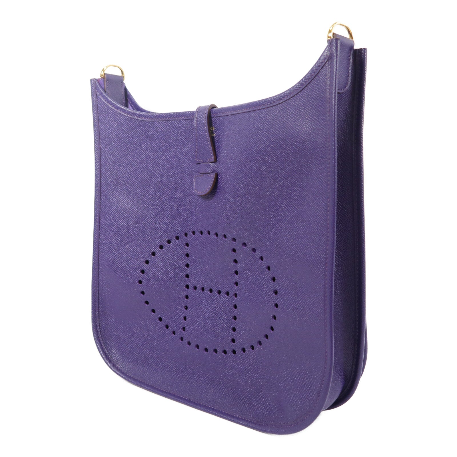 HERMES Epsom皮革Evelyne PM肩背袋Iris