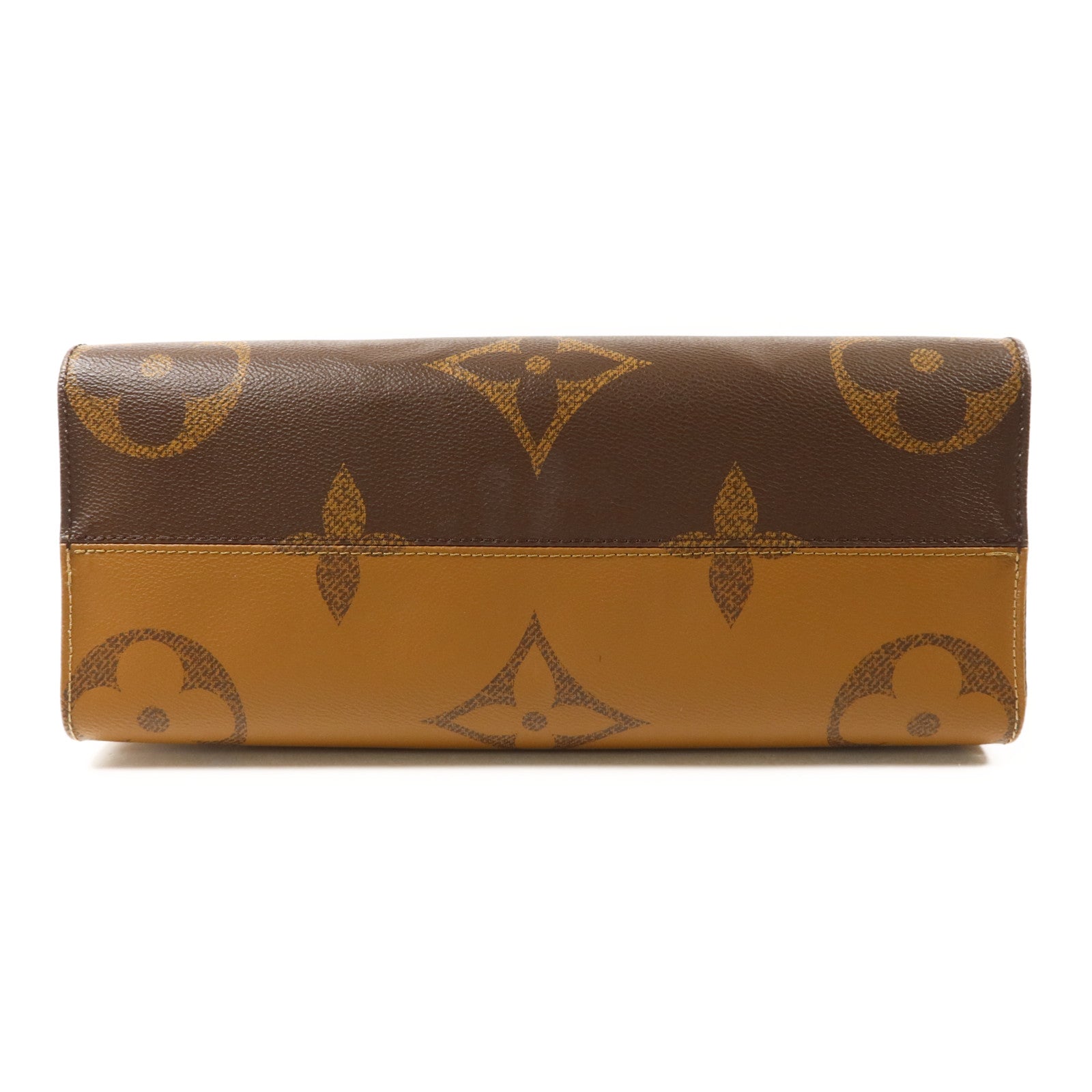 LOUIS VUITTON Monogram Giant On The Go MM金扣手挽肩背兩用袋