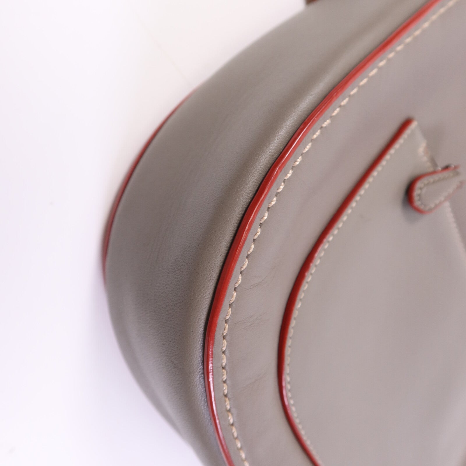 COACH 牛皮皮革Shoulder Bag銀扣肩背袋