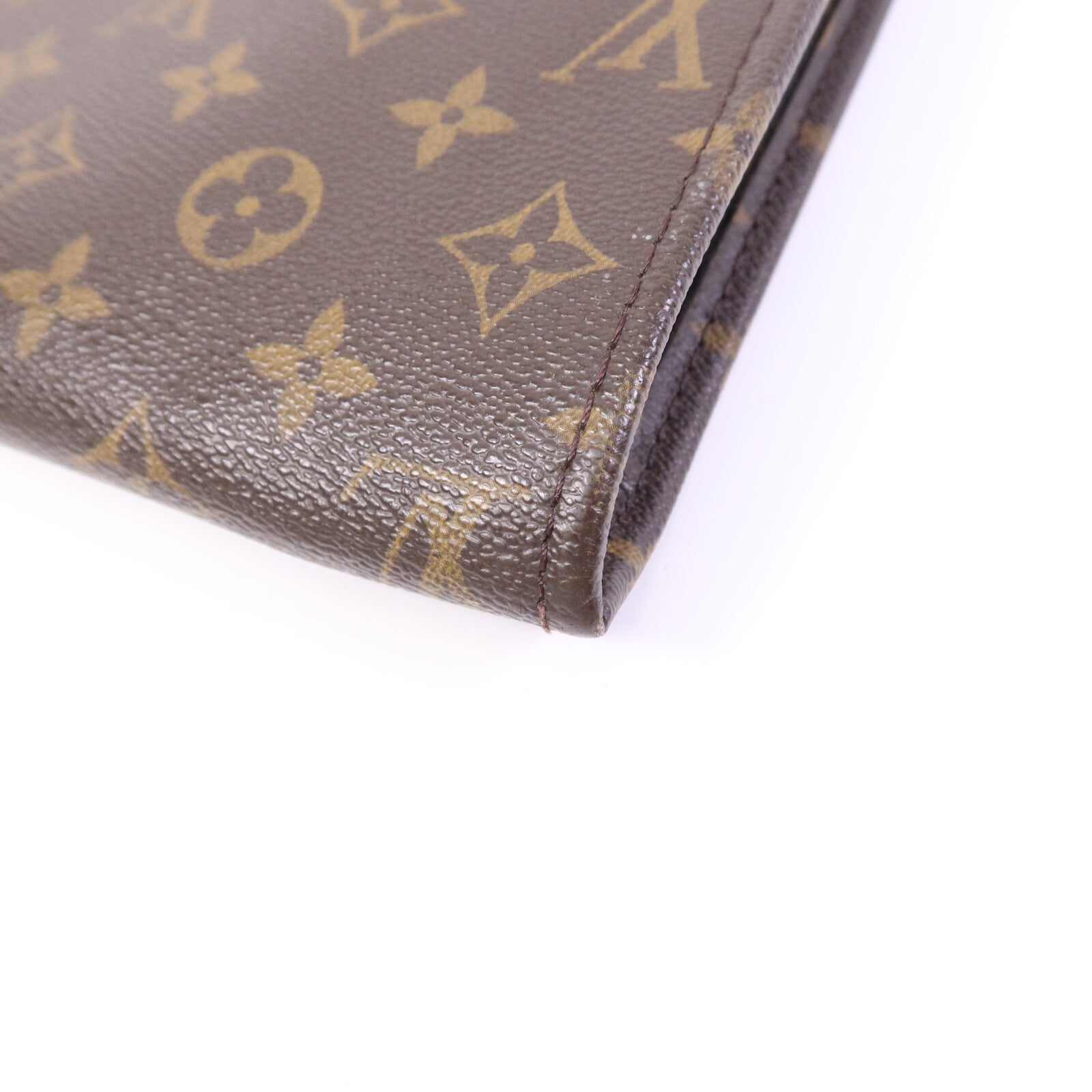 LOUIS VUITTON Monogram Poche Document Briefcase金扣手提包