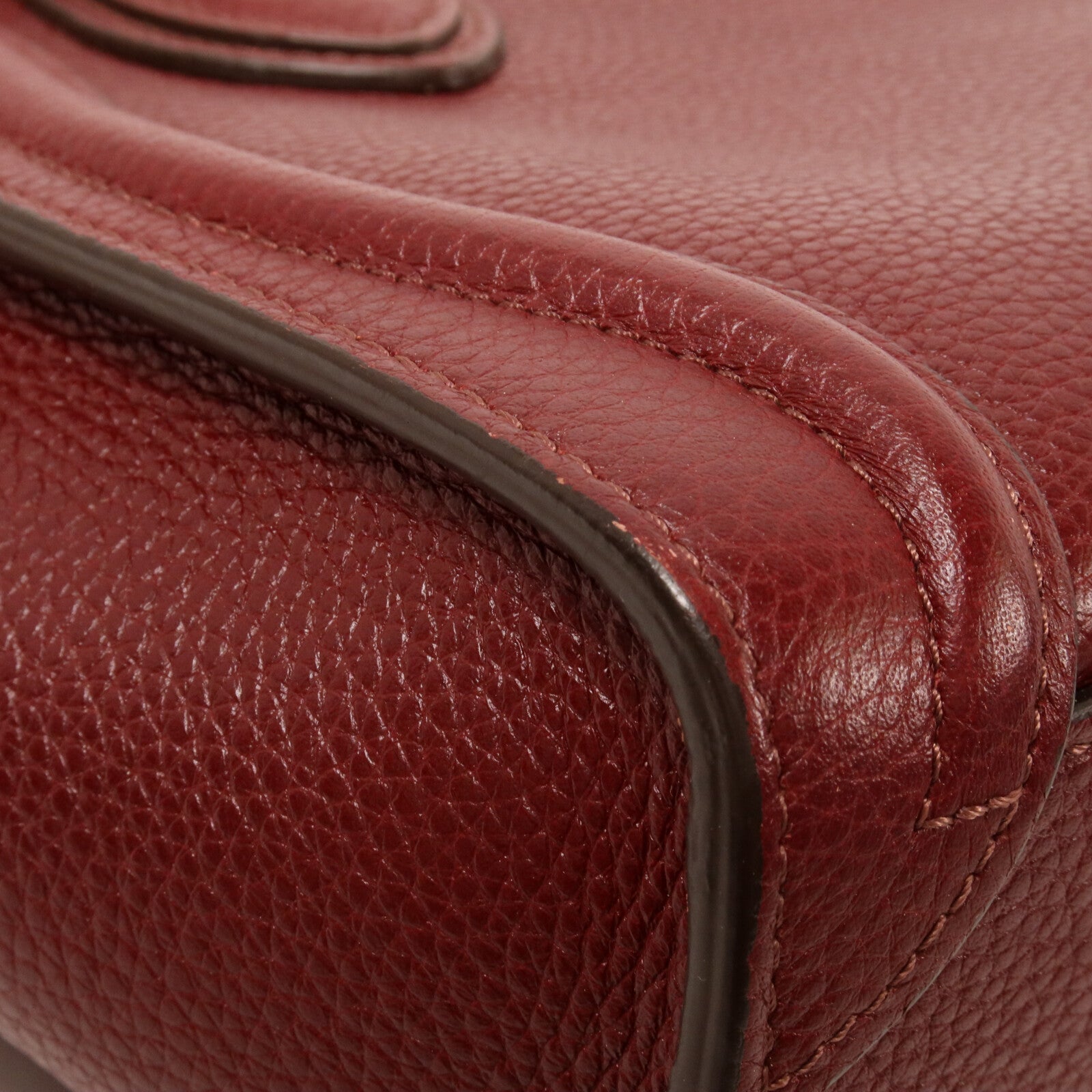CELINE 牛皮皮革Nano Luggage手挽肩背兩用袋