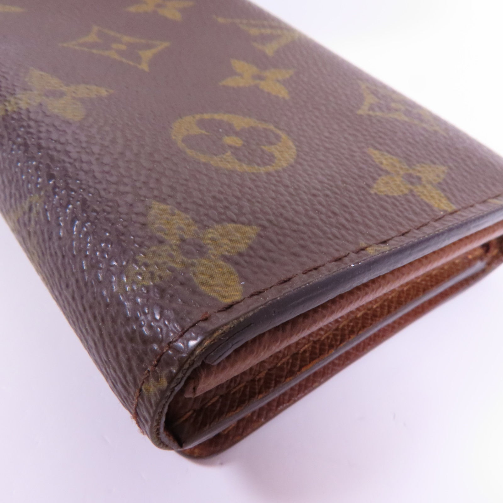LOUIS VUITTON 【激減優惠】Monogram Porte Monnaie 金扣錢包