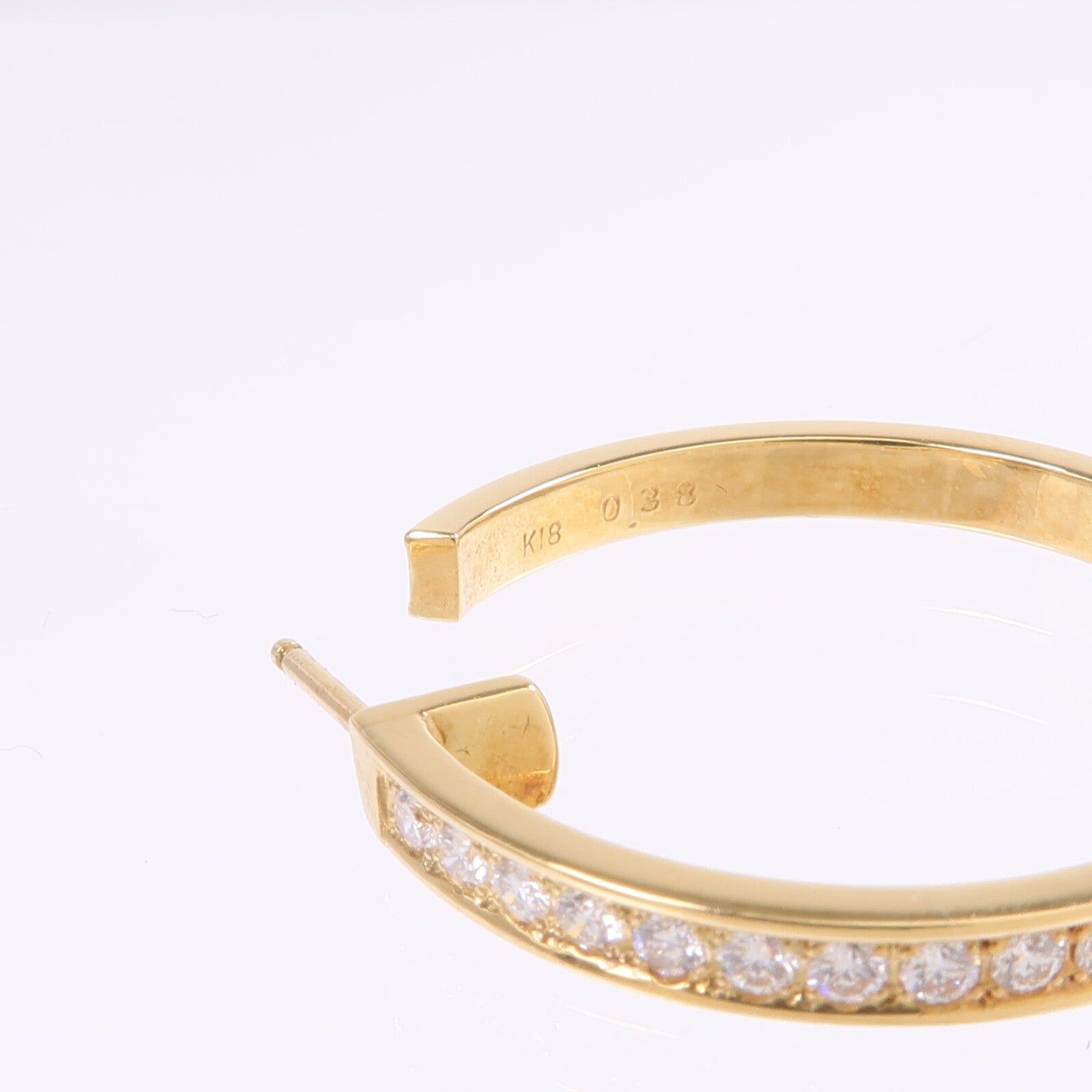 JEWELRY 【激減優惠】18K黃金Diamond Earrings鑽石耳環