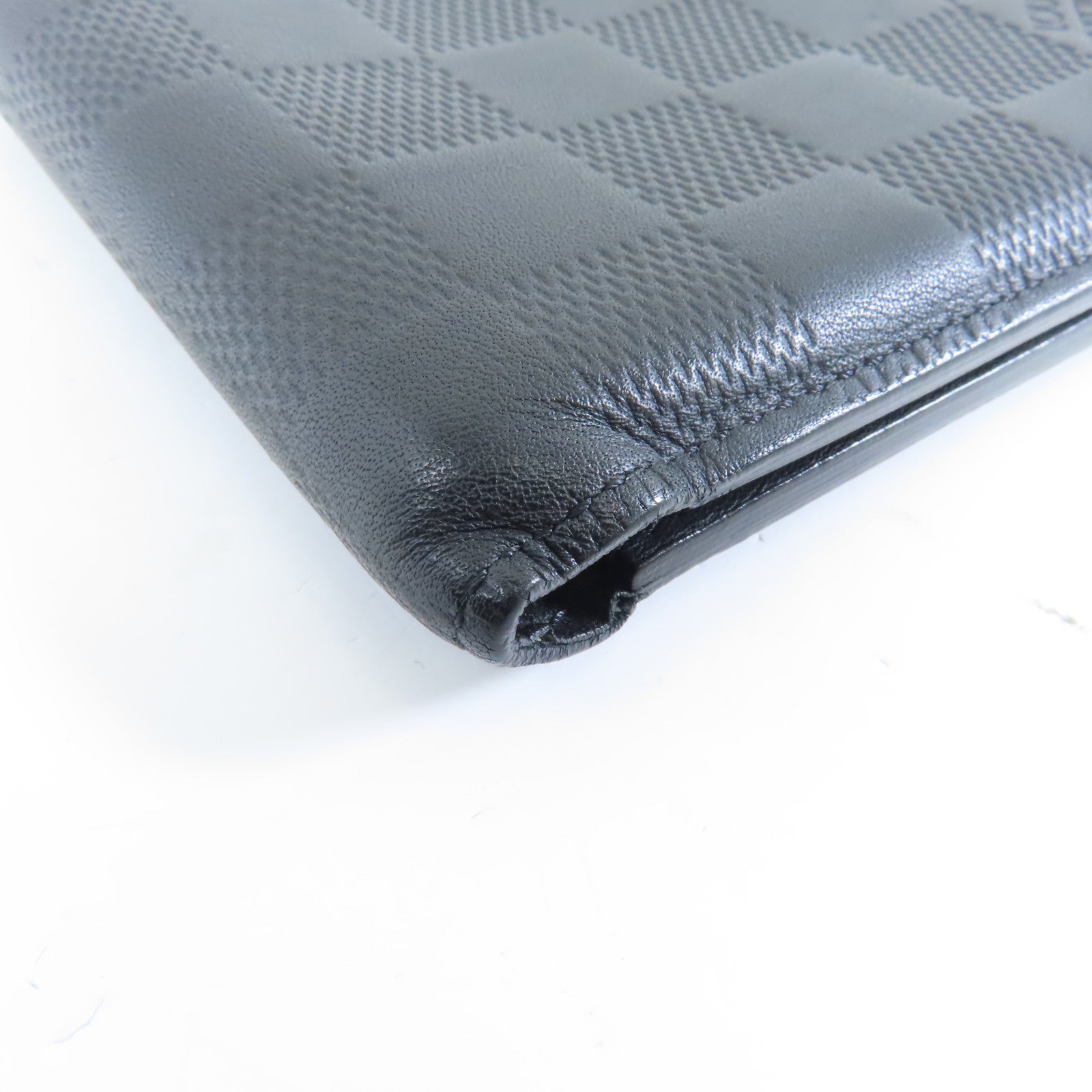 LOUIS VUITTON 【激減優惠】Damier Infini Multiple Wallet錢包黒色