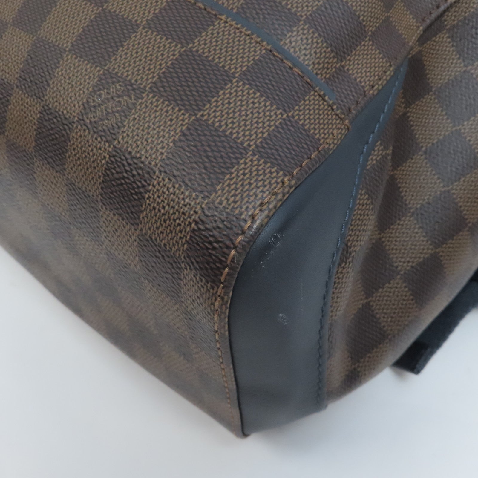 LOUIS VUITTON Damier Runner Damier Ebene金扣背包啡色