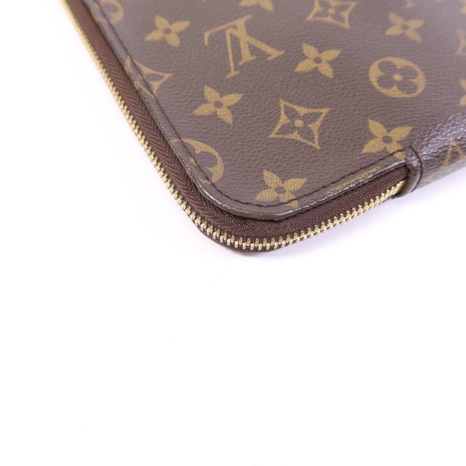 LOUIS VUITTON Monogram Poche Document Briefcase金扣手提包