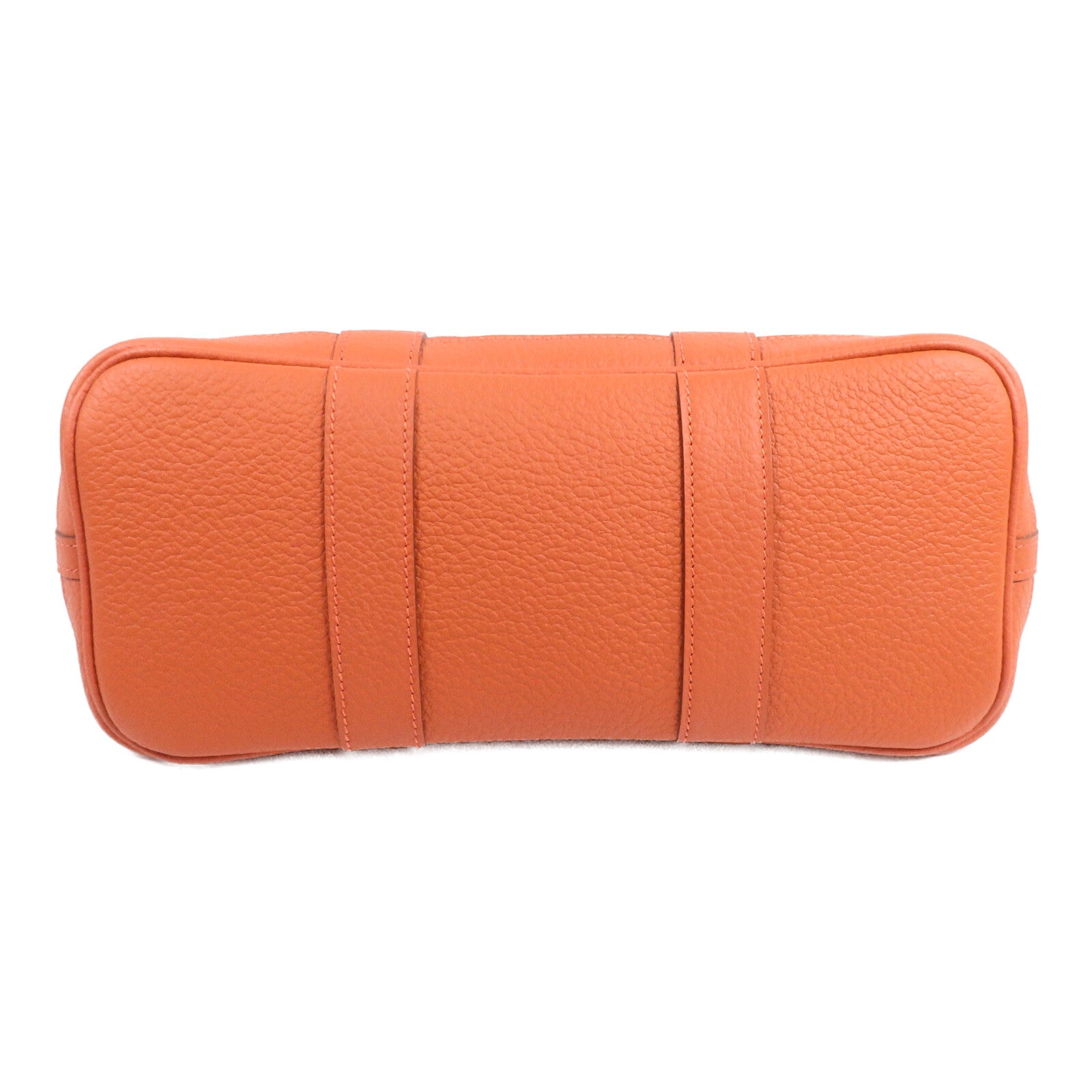 HERMES 帆布Garden Party TPM手挽袋Orange Poppy/Capucin