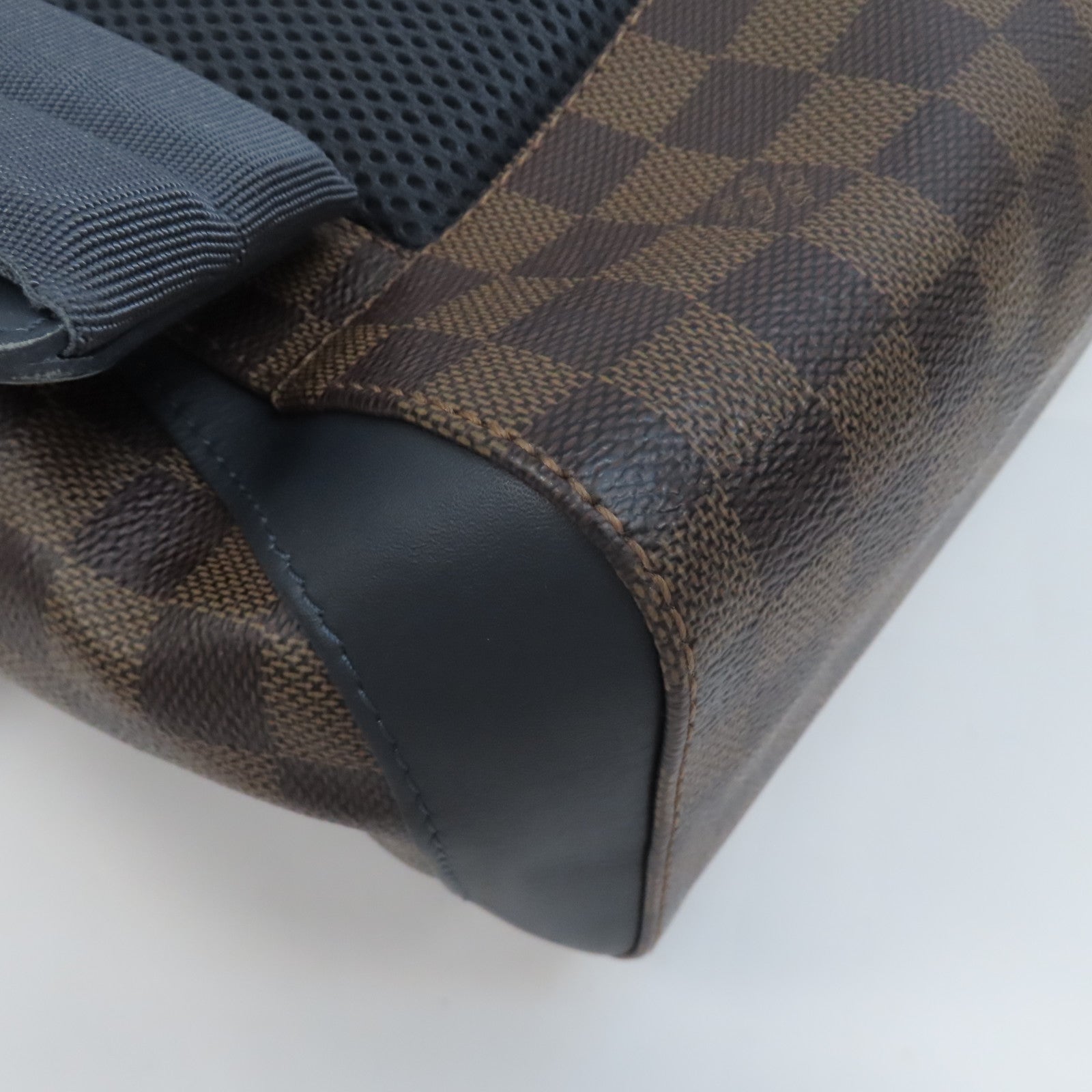 LOUIS VUITTON Damier Runner Damier Ebene金扣背包啡色