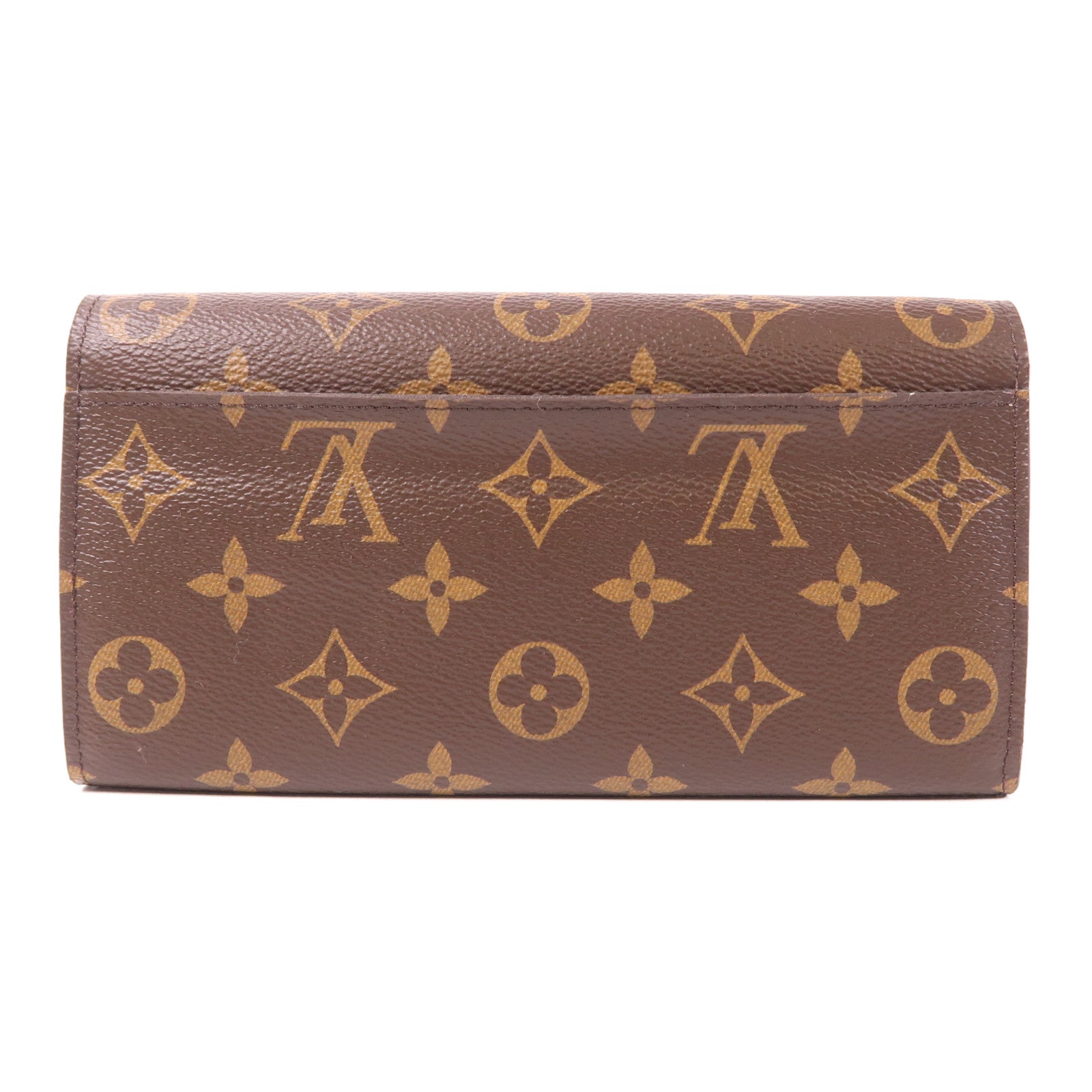 LOUIS VUITTON Monogram Sarah Wallet金扣長錢包