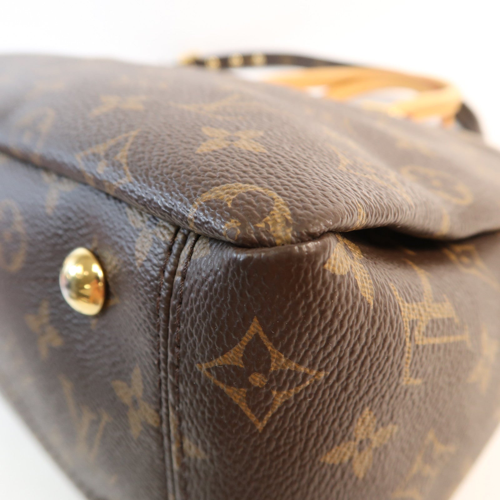 LOUIS VUITTON Monogram Pallas金扣手挽肩背兩用袋