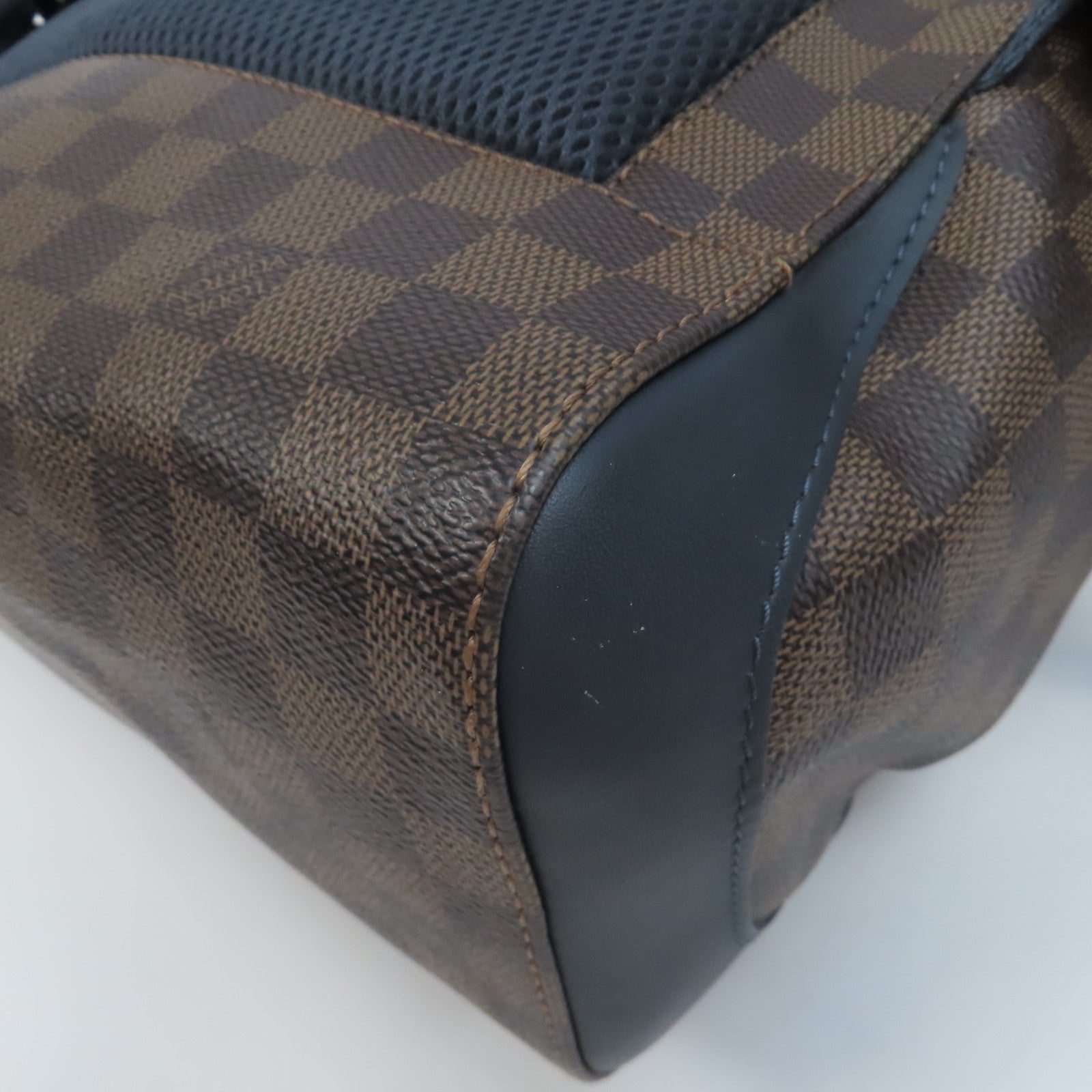 LOUIS VUITTON Damier Runner Damier Ebene金扣背包啡色