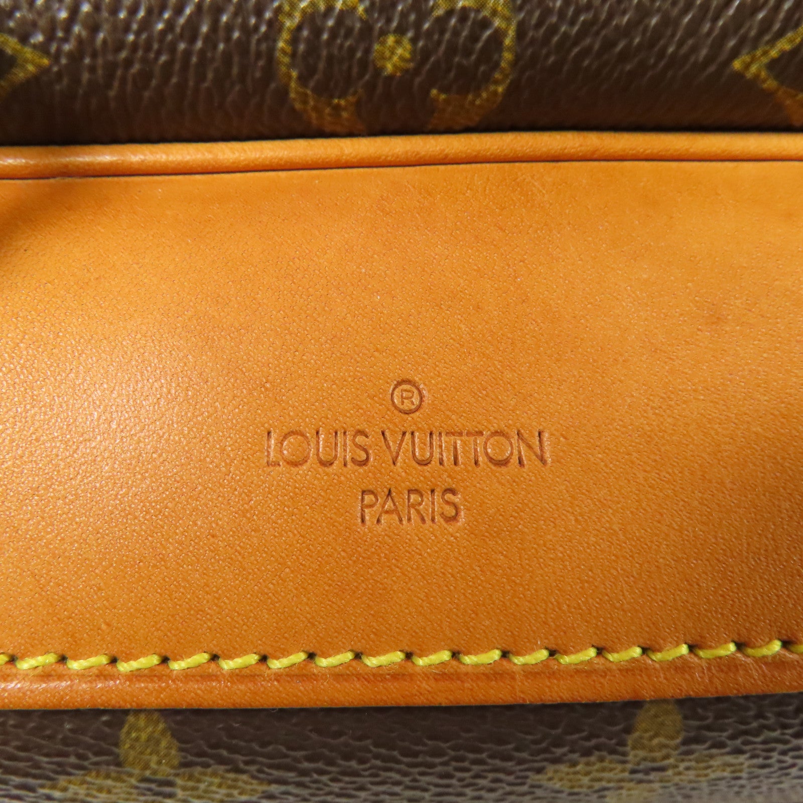 LOUIS VUITTON LV GHW Deauville Handbag M47270 Monogram Brown