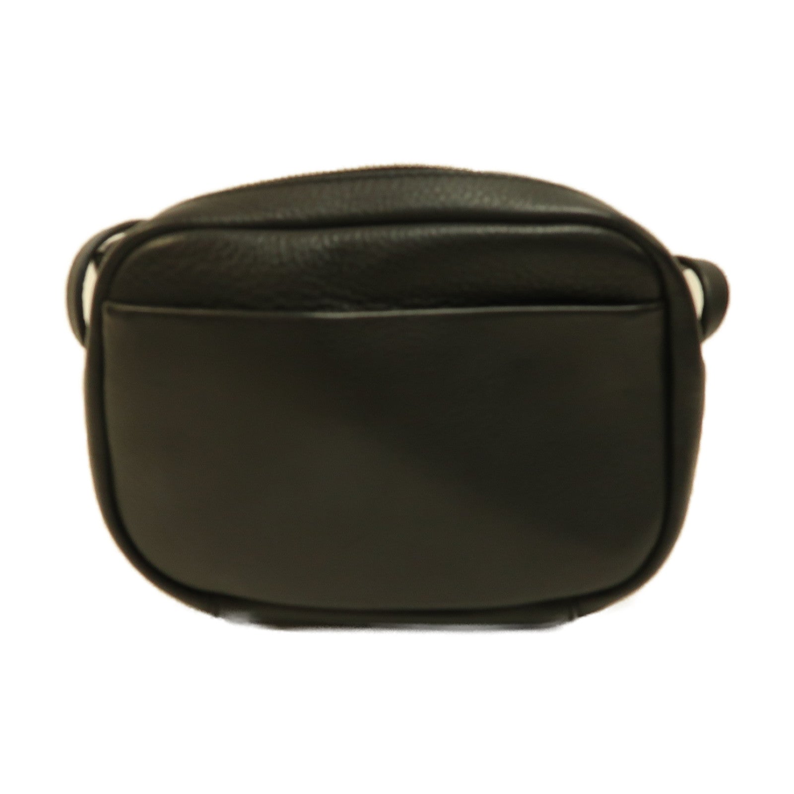 BALENCIAGA 【激減優惠】牛皮皮革Camera Bag銀扣肩背袋黑色