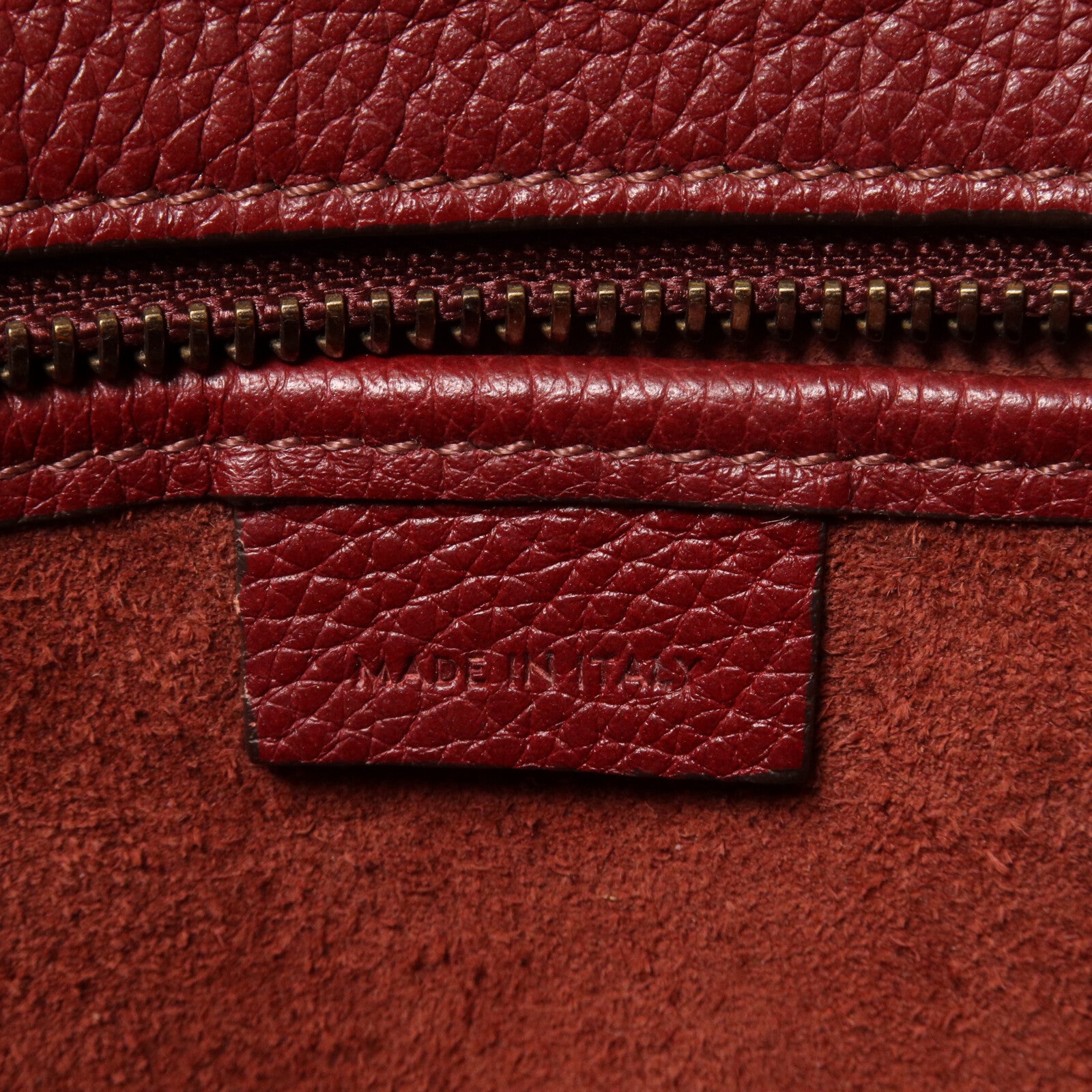 CELINE 牛皮皮革Nano Luggage手挽肩背兩用袋