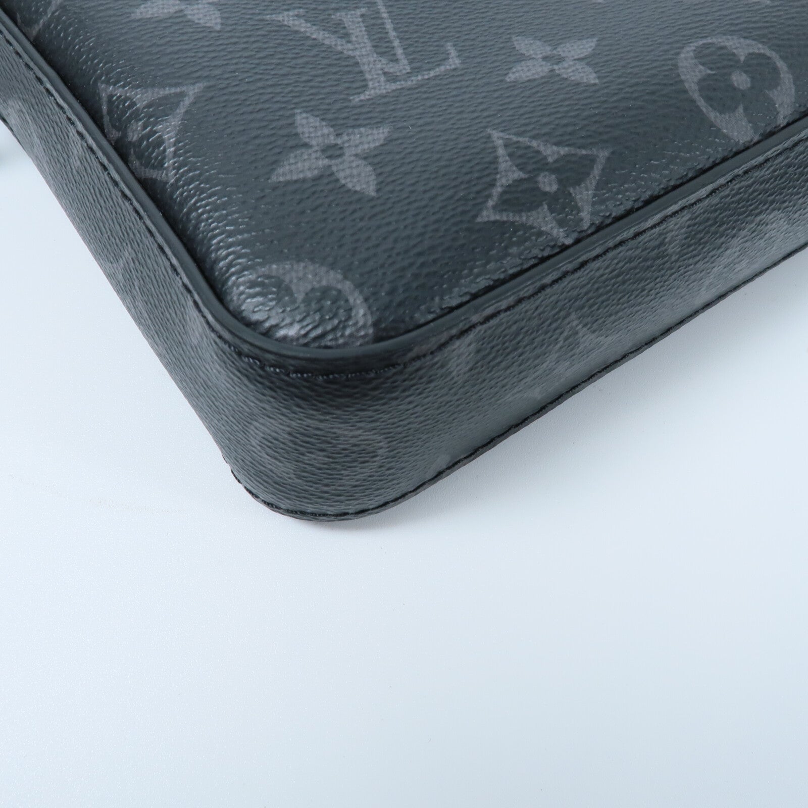 LOUIS VUITTON Monogram Eclipse Reverse Trio Messenger肩背袋