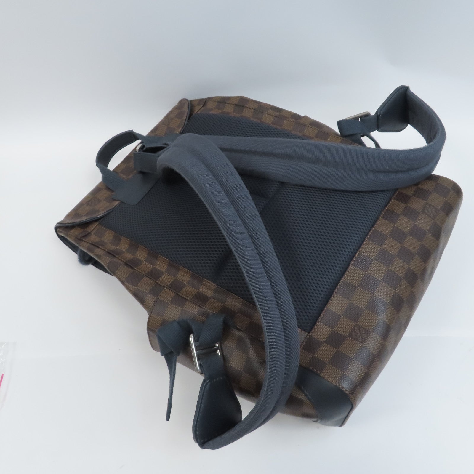 LOUIS VUITTON Damier Runner Damier Ebene金扣背包啡色