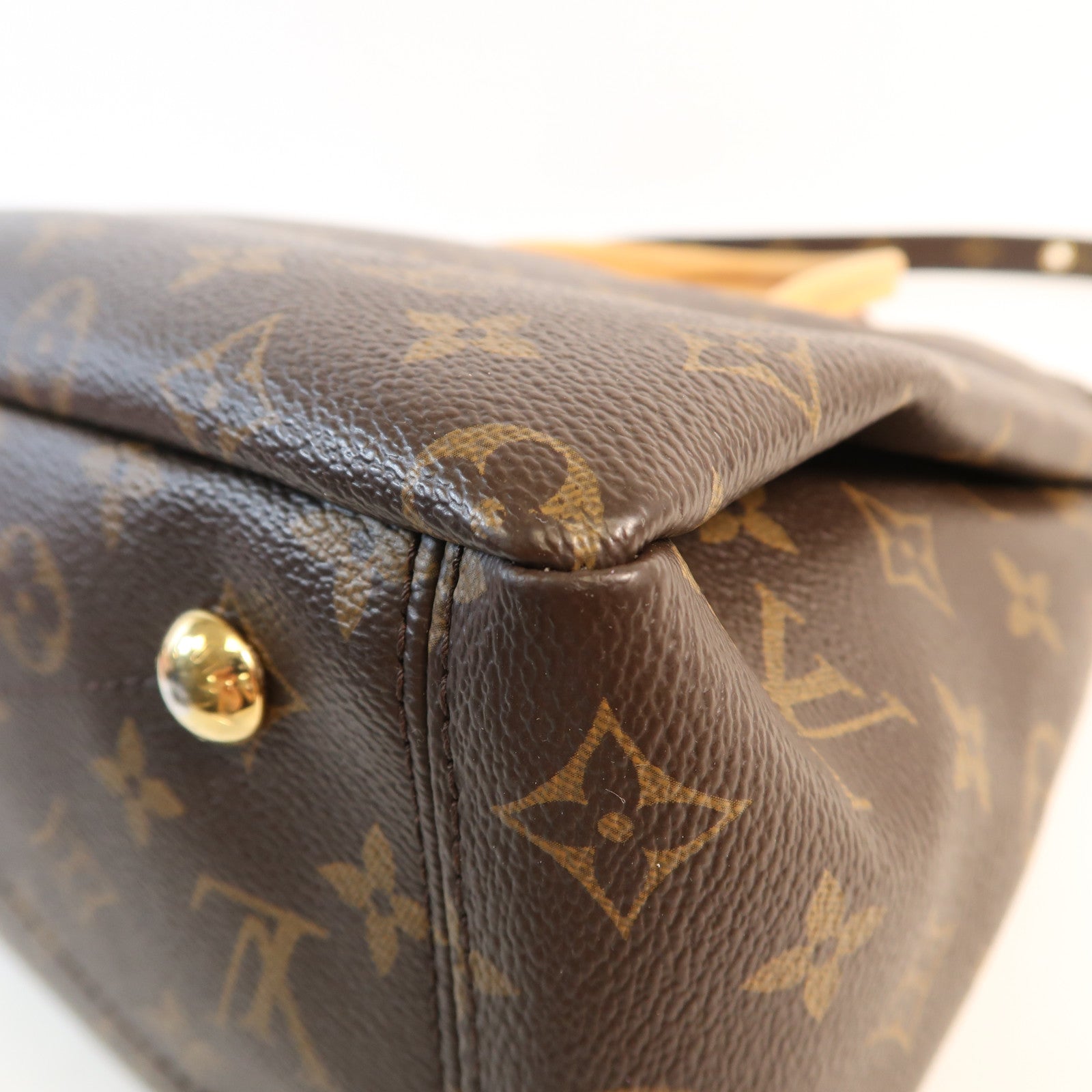 LOUIS VUITTON Monogram Pallas金扣手挽肩背兩用袋