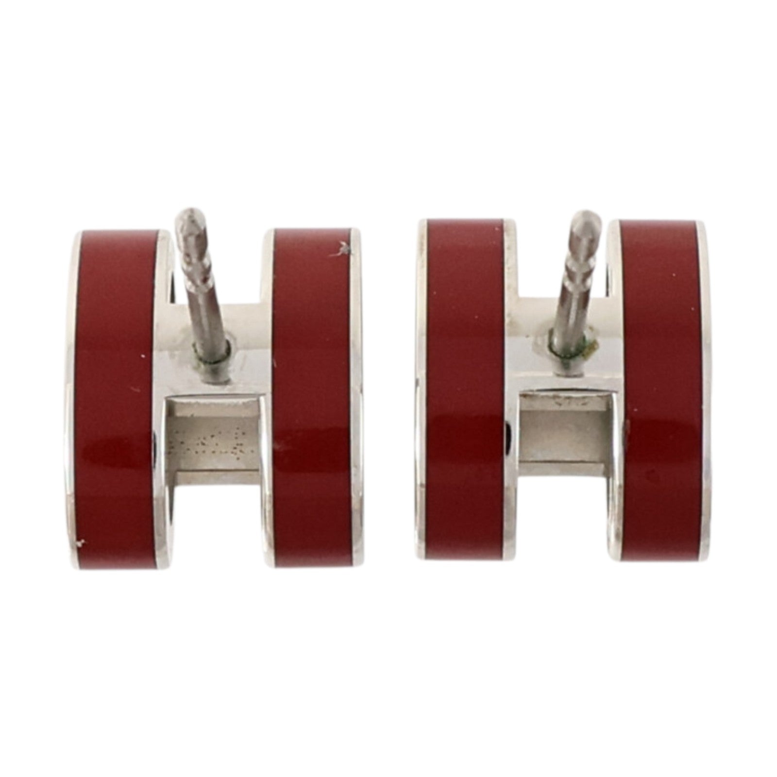 HERMES 金屬/琺瑯Pop H Earrings耳環