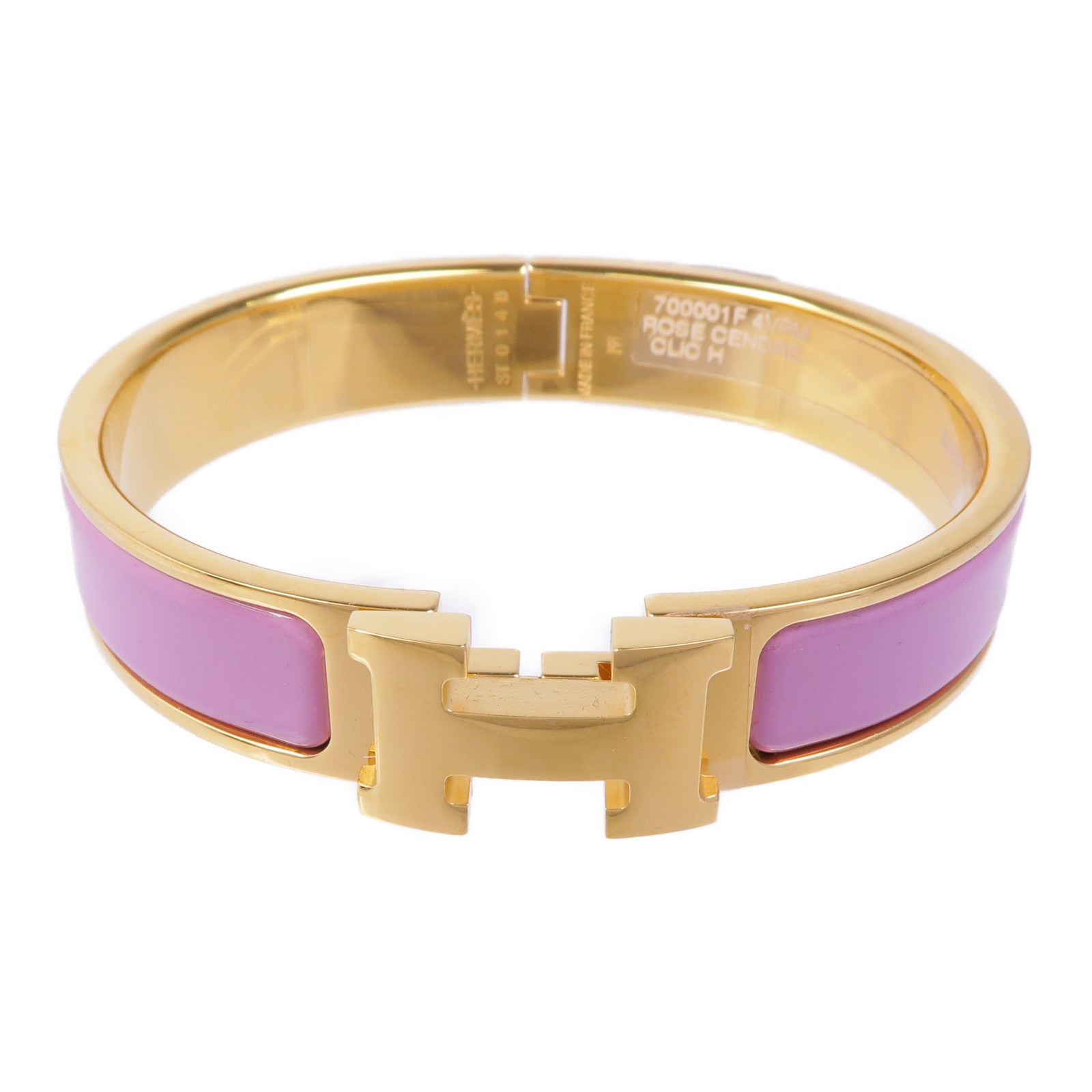 HERMES 琺瑯/金屬Clic H Bracelet手鐲