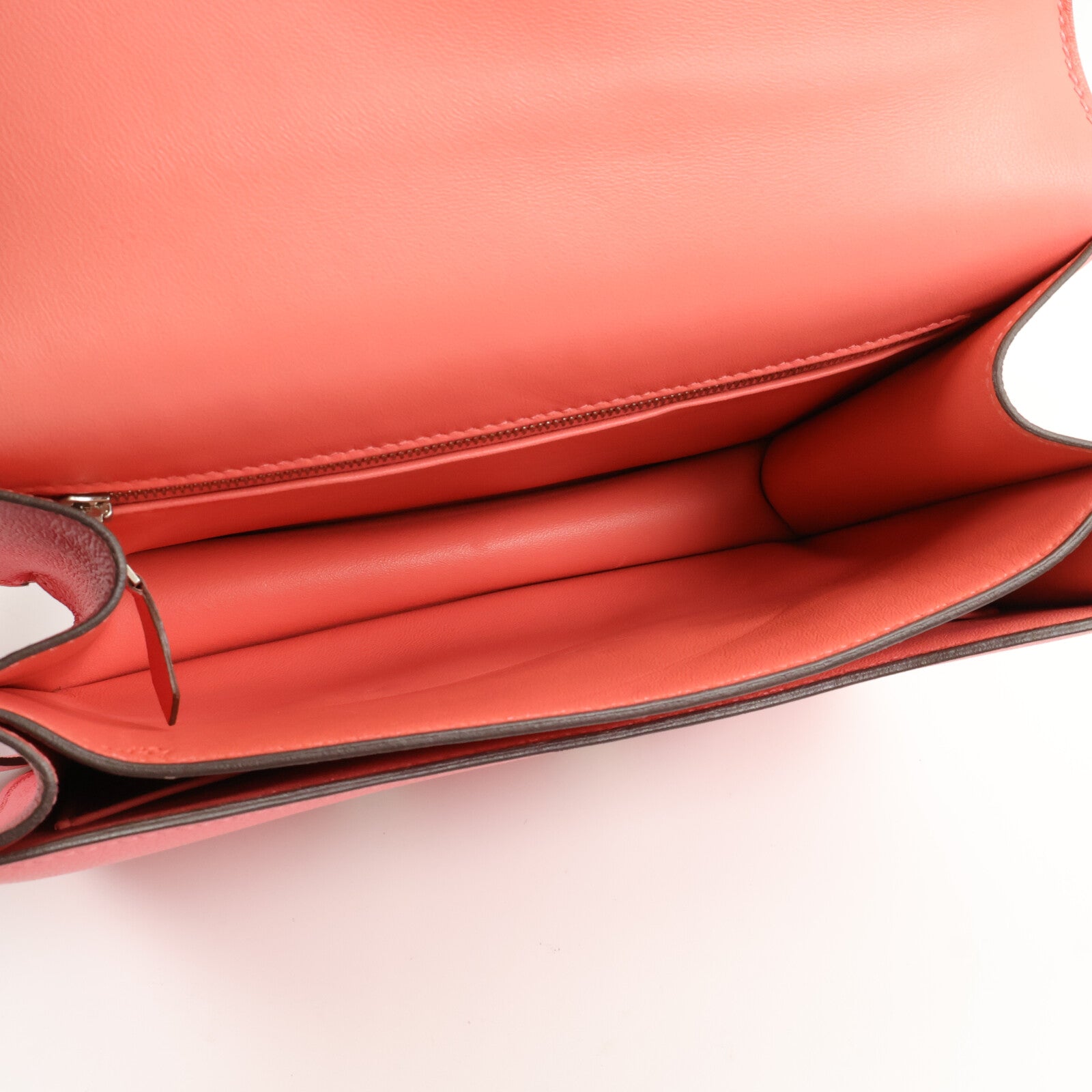 HERMES Evercolor皮革Constance 24肩背袋Rose Azalee