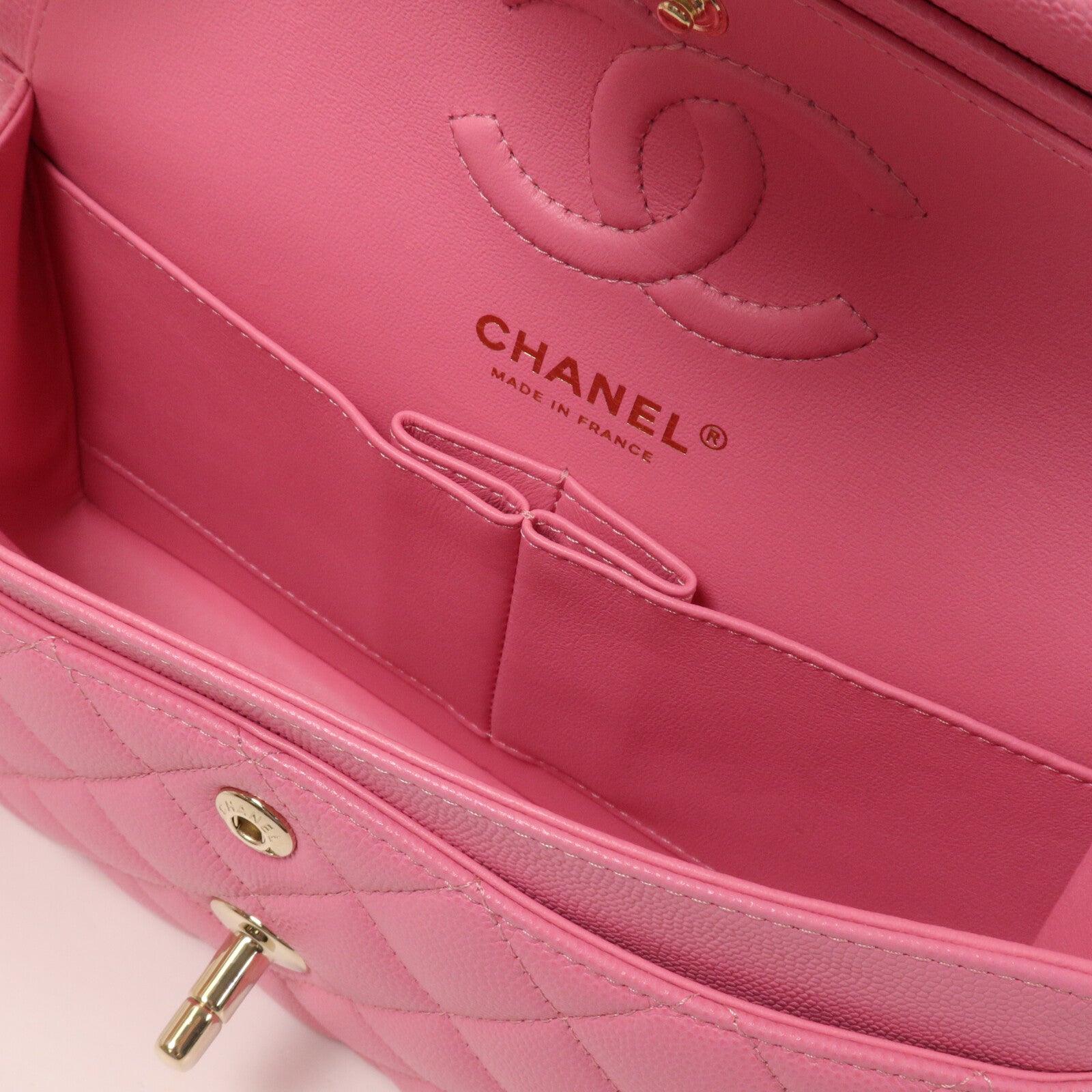 CHANEL 牛皮皮革Classic 23鏈帶肩背袋