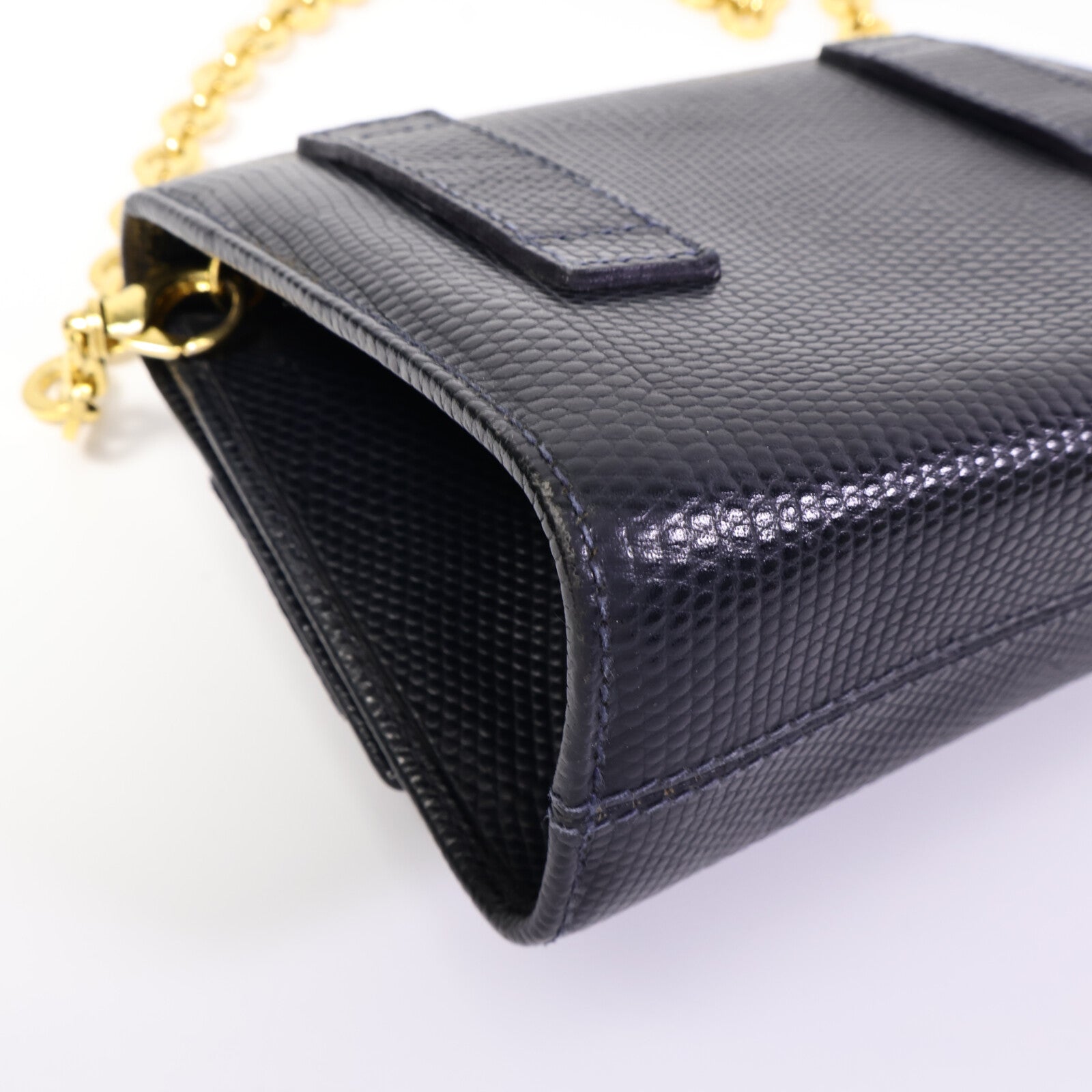 Salvatore Ferragamo 牛皮皮革Chain Shoulder Bag肩背袋